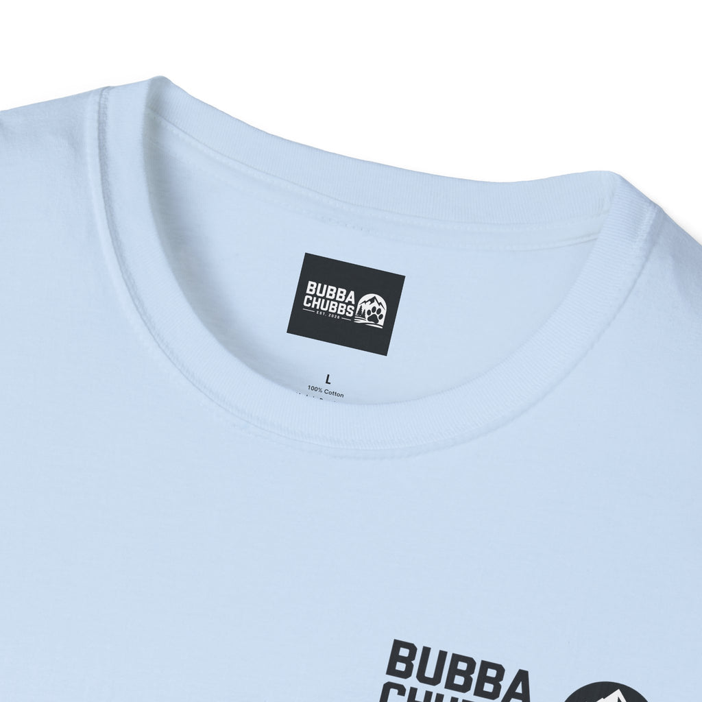 BubbaChubbs Updated Modern Logo Transparent Short-Sleeve Tee - BubbaChubbs Brand