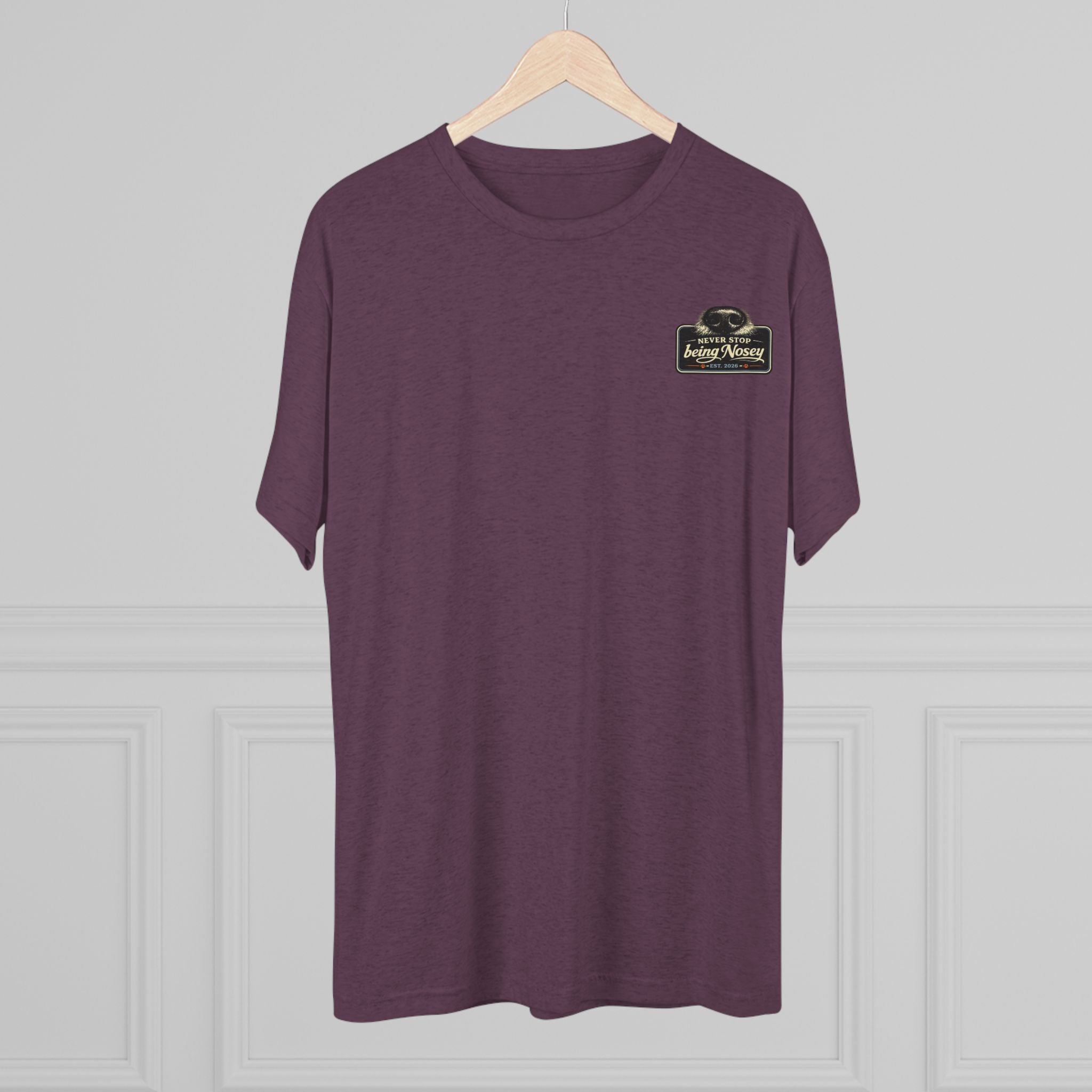 BubbaChubbs Never Being Nosey Minimalist Logo Tee — Adventure Outdoor Crew Shirt - BubbaChubbs Brand