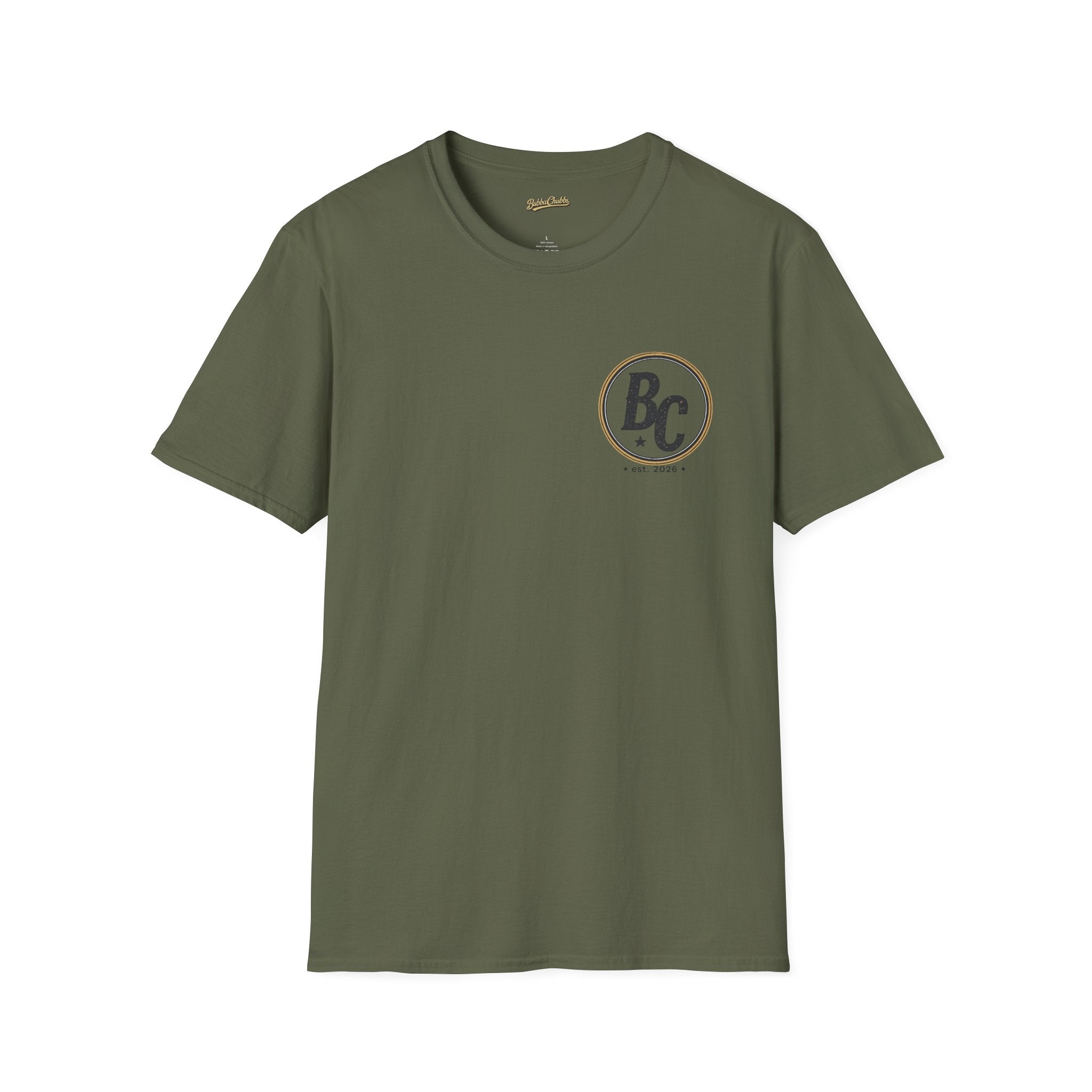 BubbaChubbs Logo Simple Solo T-Shirt Printify