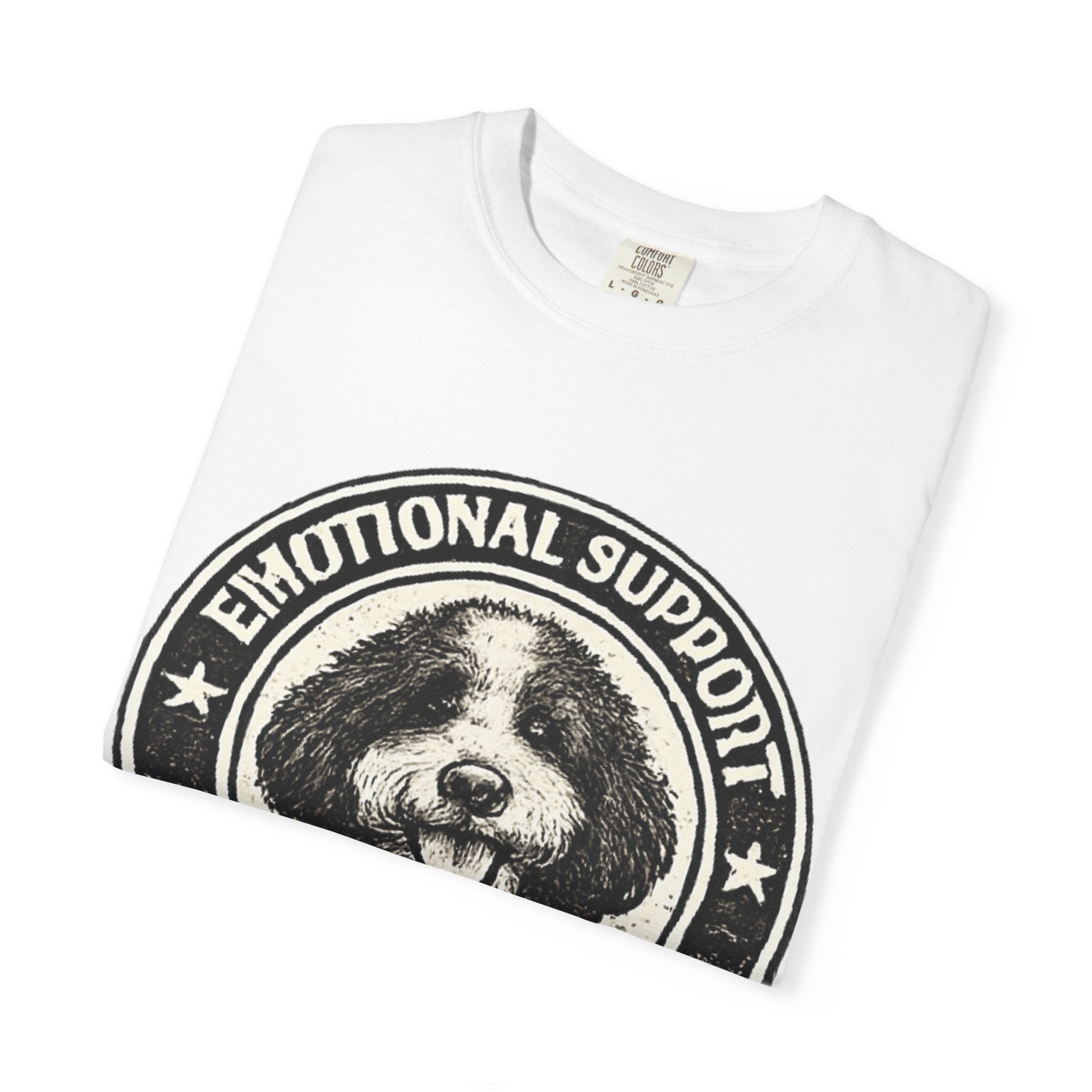 BubbaChubbs Doodle Vintage Emotional Support Style Tee Printify