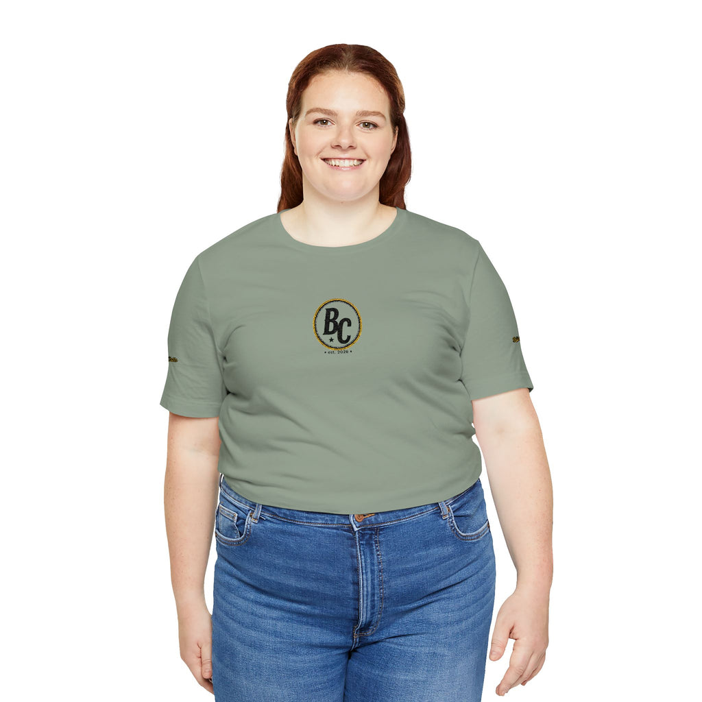 BubbaChubbs - Embroidered Logo - Unisex Jersey Short Sleeve Tee