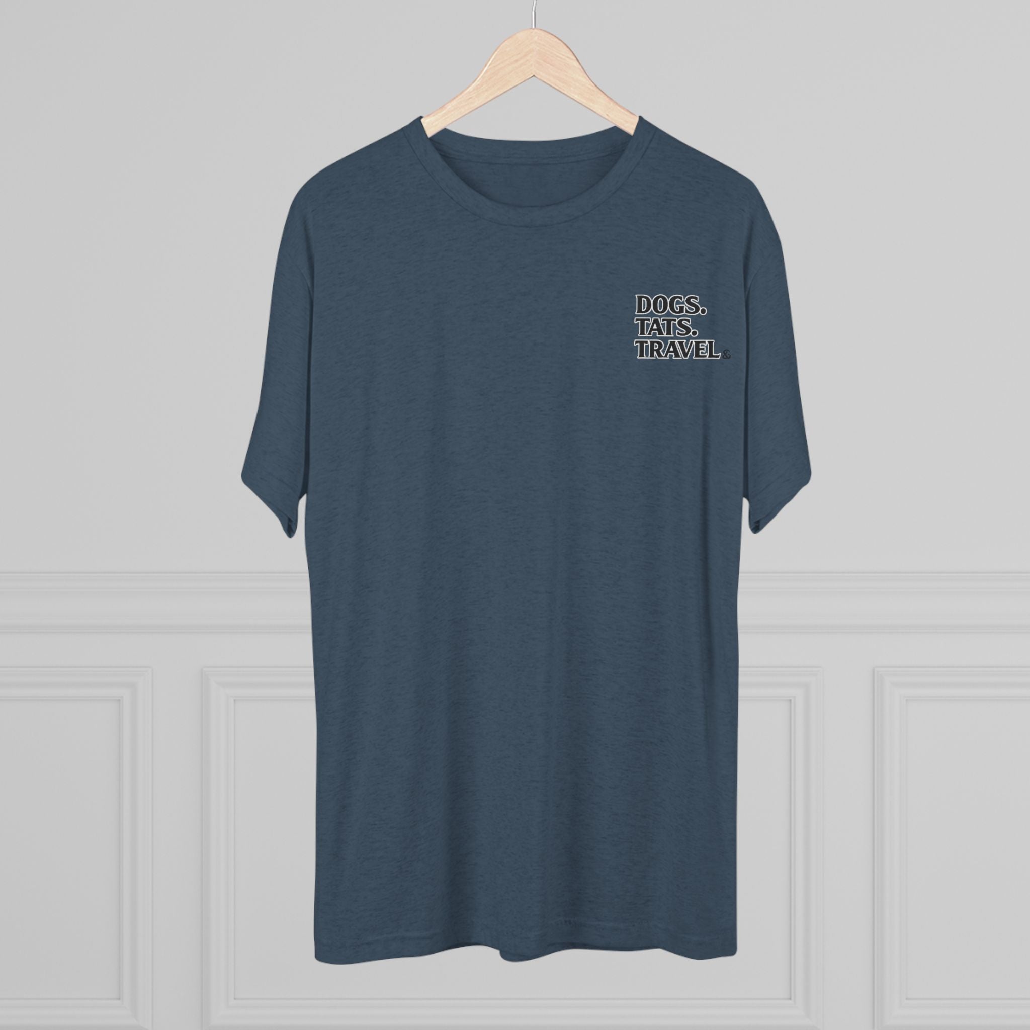 BubbaChubbs Mountains Minimalist Dogs Tats Travel — Adventure Outdoor Crew Shirt - BubbaChubbs Brand