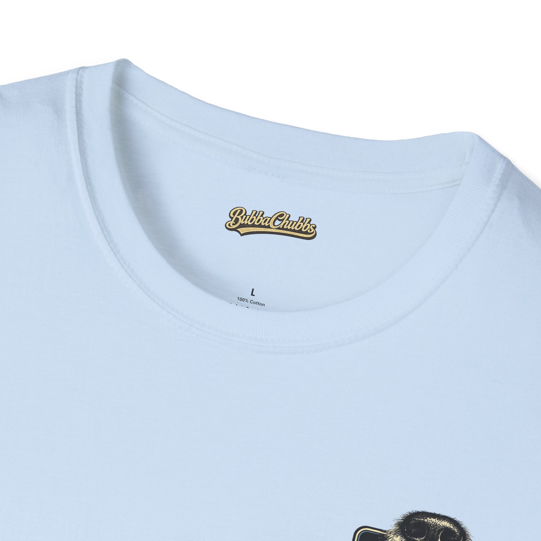 BubbaChubbs Never Stop Being Nosey Small Logo Short-Sleeve Tee - BubbaChubbs Brand