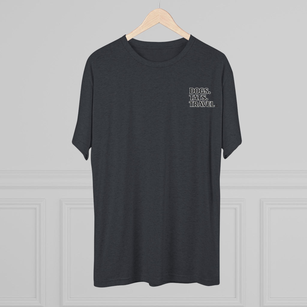 BubbaChubbs Mountains Minimalist Dogs Tats Travel — Adventure Outdoor Crew Shirt - BubbaChubbs Brand