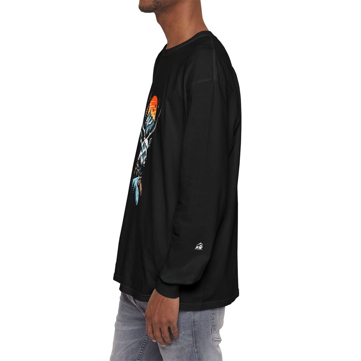 Deer Mountain Sunset Long Sleeve Tee