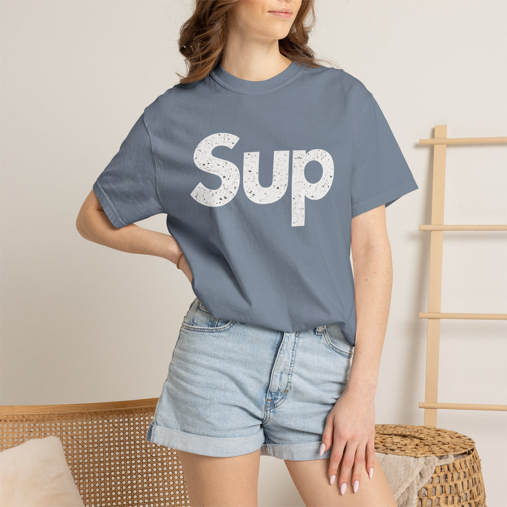 BubbaChubbs Sup White Lettering Tee - BubbaChubbs Brand