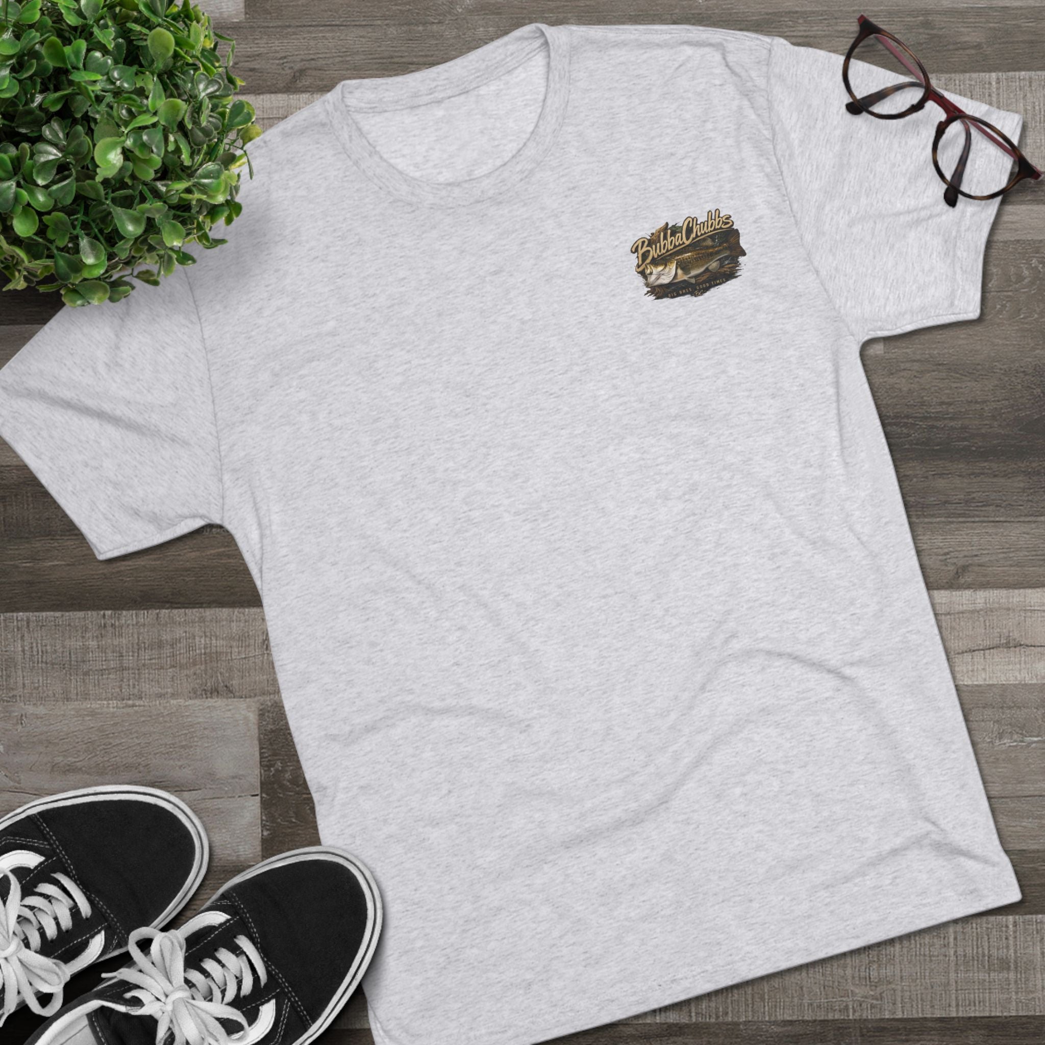 BubbaChubbs Bass Eli Minimalist Logo Tee — Adventure Outdoor Crew Shirt Printify