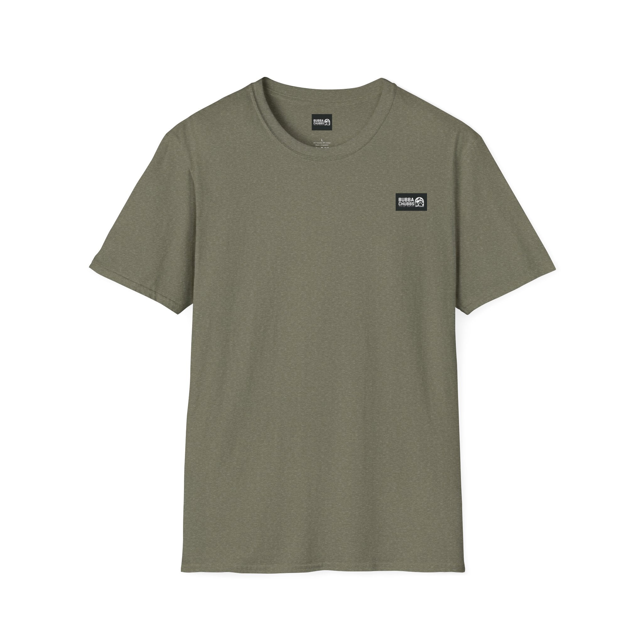 BubbaChubbs Updated Modern Back Large Logo Short-Sleeve Tee - BubbaChubbs Brand