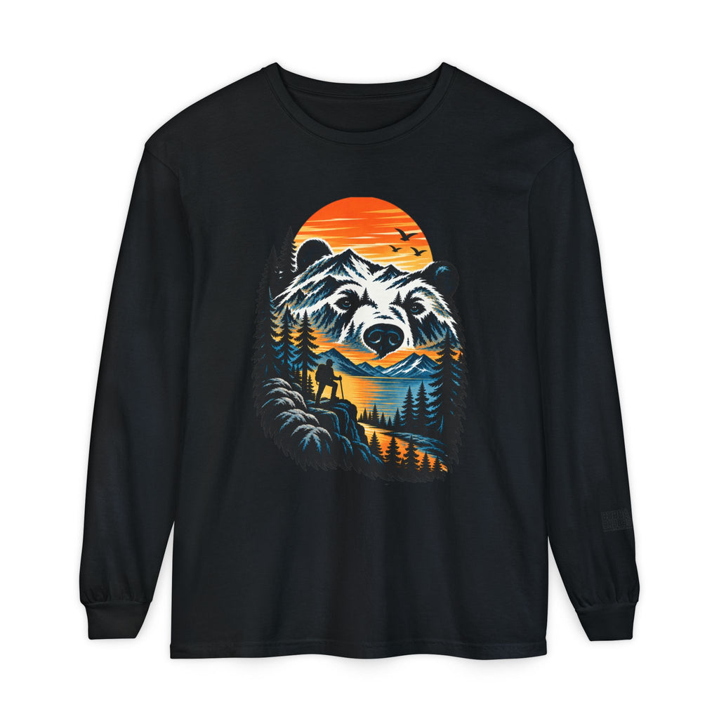 Bear Sunset Long Sleeve Tee