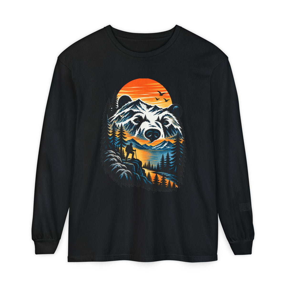 Bear Sunset Long Sleeve Tee