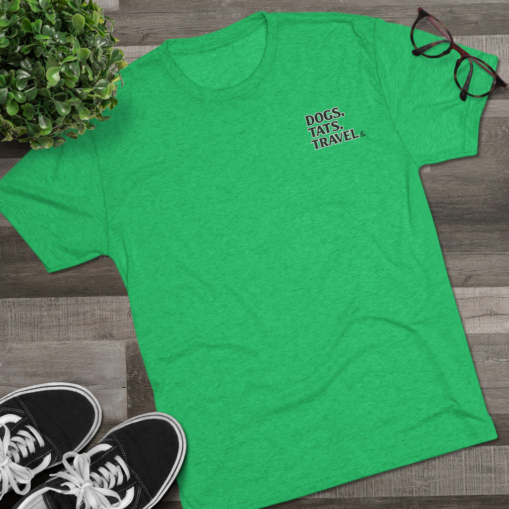 BubbaChubbs Mountains Minimalist Dogs Tats Travel — Adventure Outdoor Crew Shirt - BubbaChubbs Brand