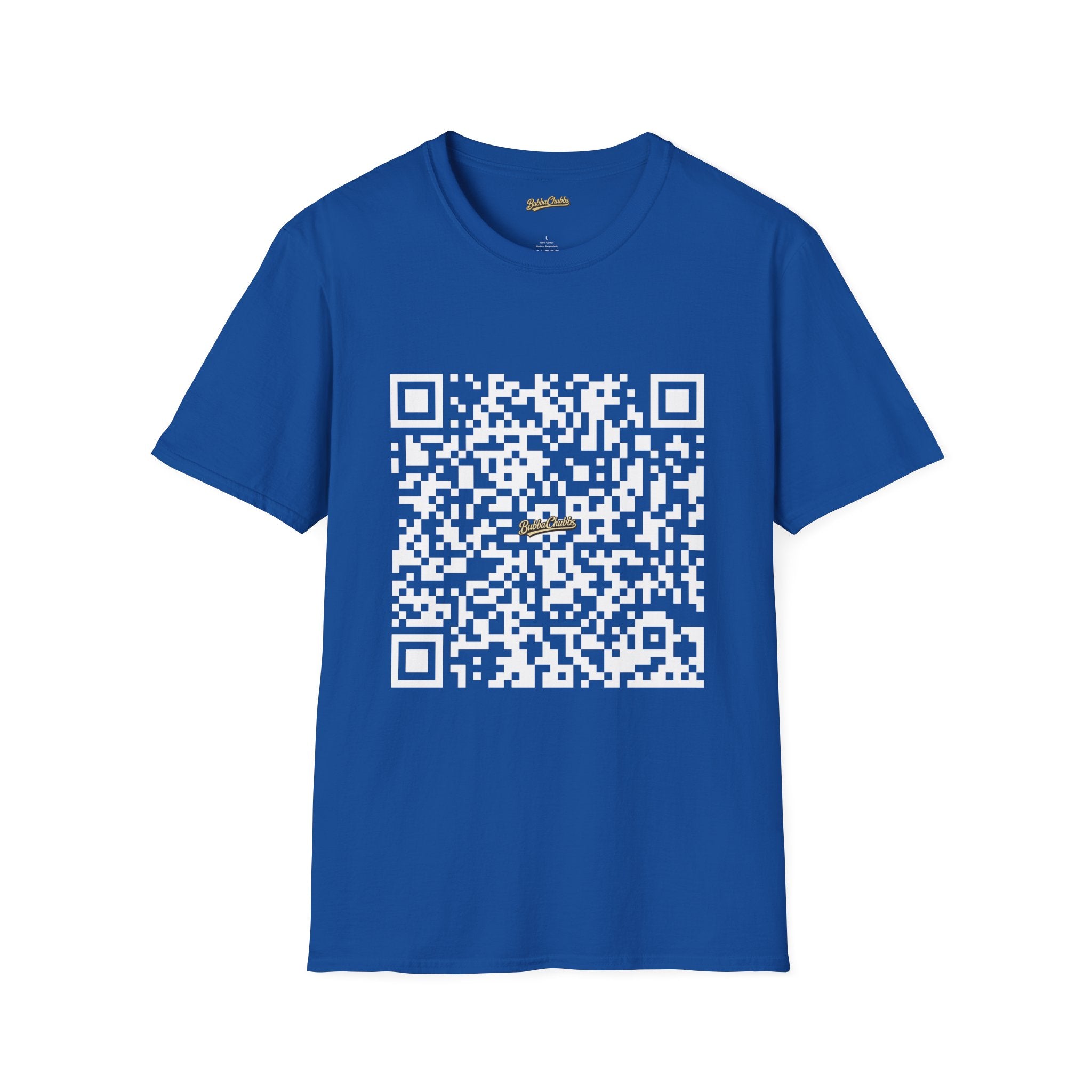 QR Front Graphic Tee | BubbaChubbs Interactive Brand T-Shirt