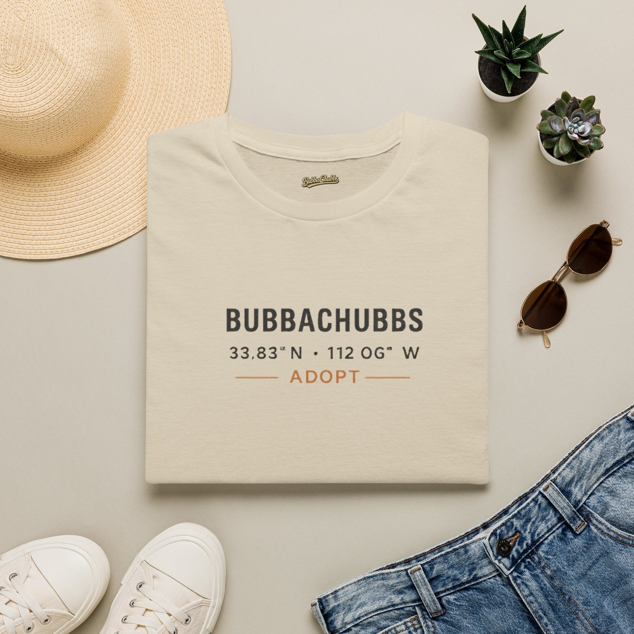 BubbaChubbs Adopt Latitude Tee - BubbaChubbs Brand