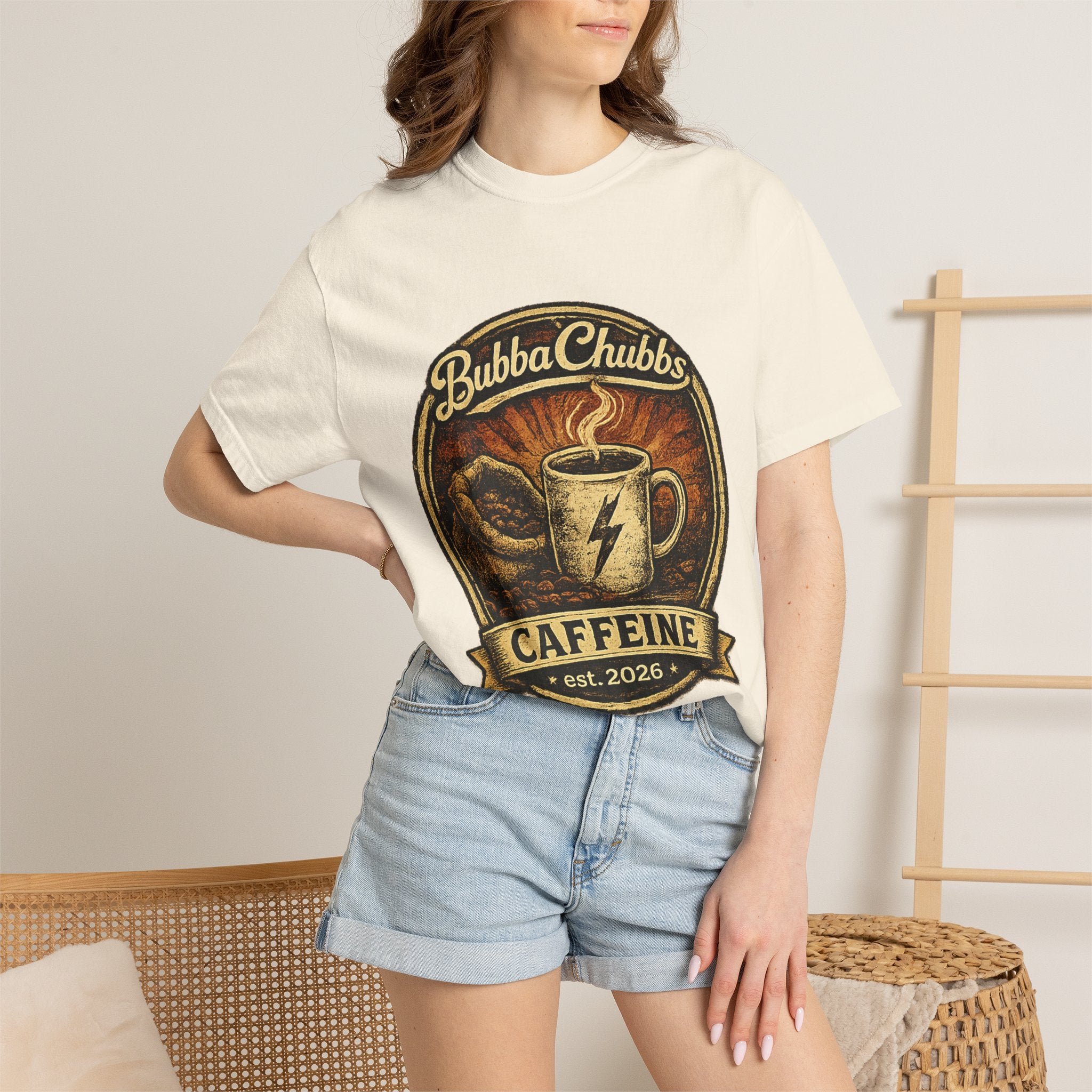 Coffee Jolt Graphic Tee | BubbaChubbs Get Out Stay Wild T-Shirt