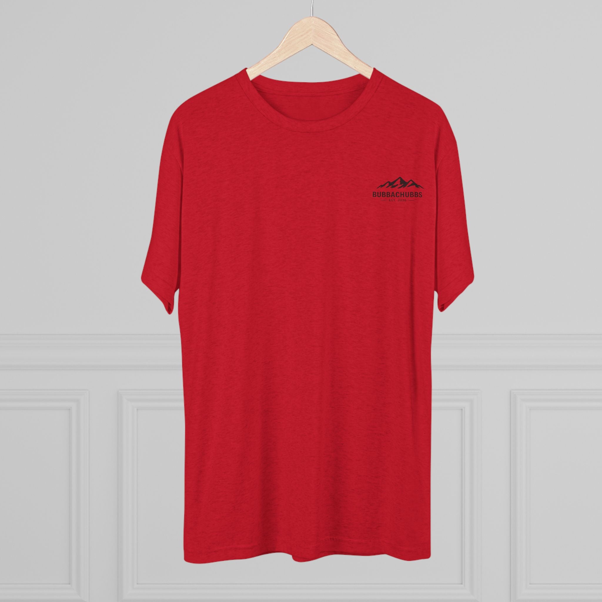 BubbaChubbs Mountains Minimalist Logo Tee — Adventure Outdoor Crew Shirt - BubbaChubbs Brand