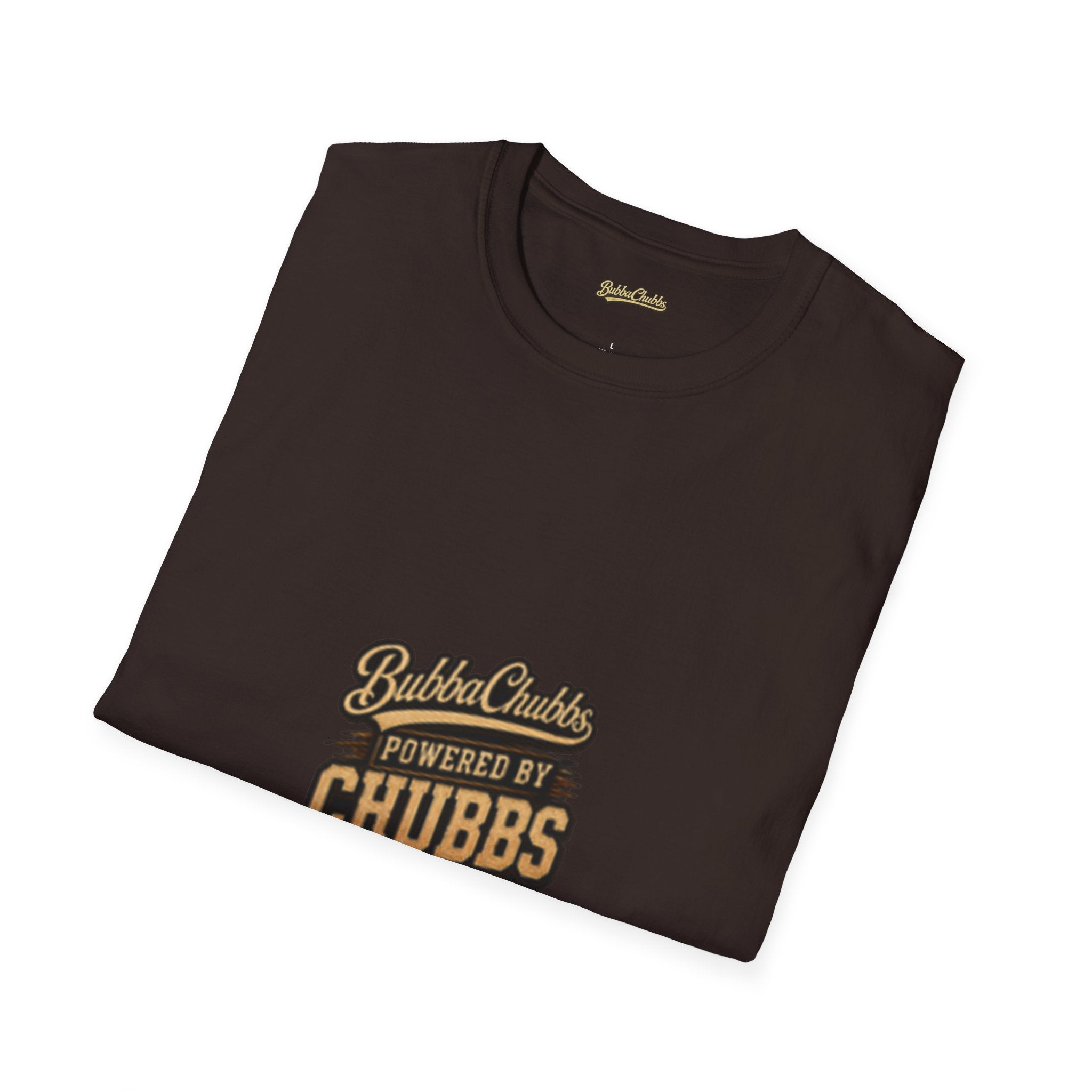 Powered by Chubbs Built Graphic Tee | BubbaChubbs T-Shirt
