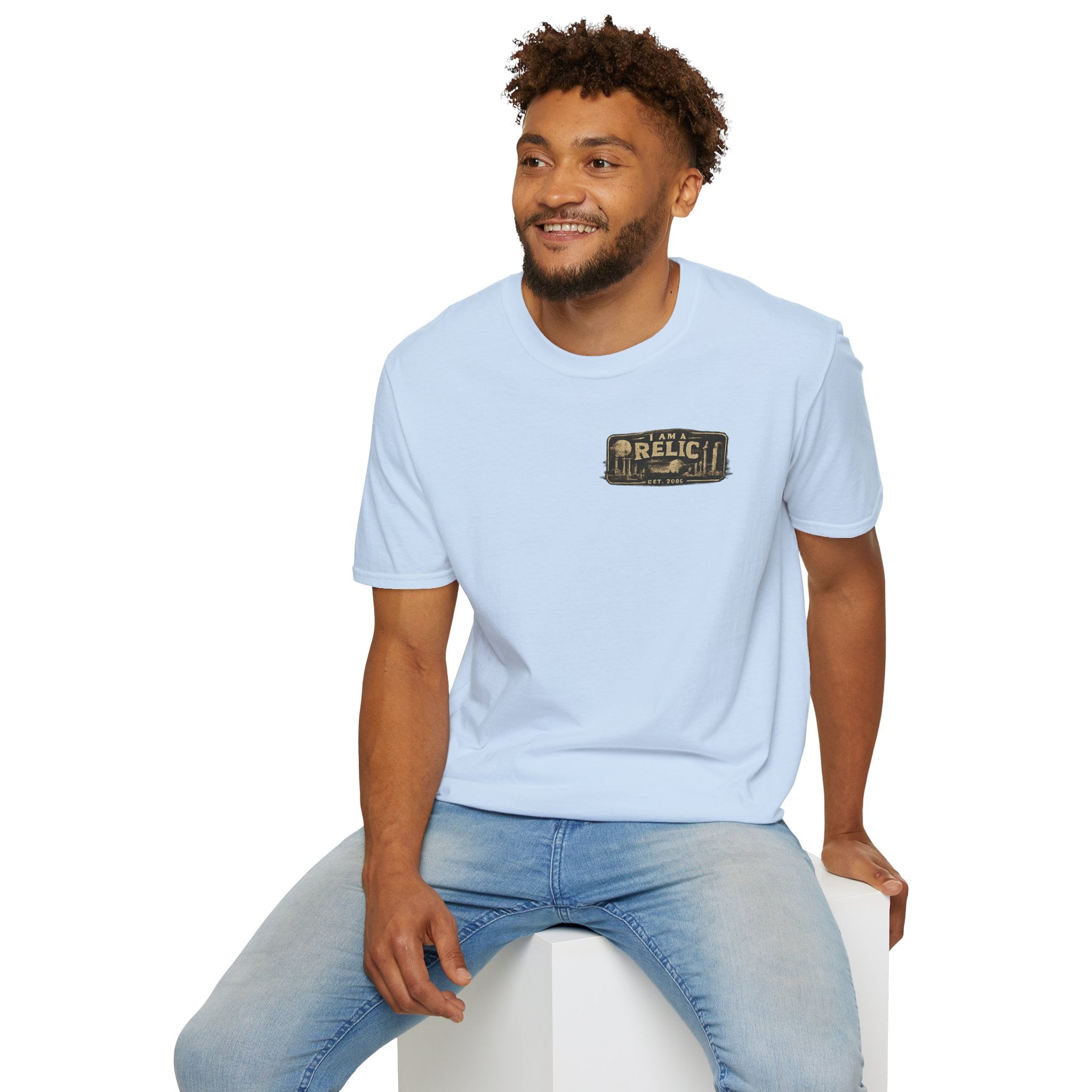 BubbaChubbs way back Relic Logo Transparent Short-Sleeve Tee - BubbaChubbs Brand