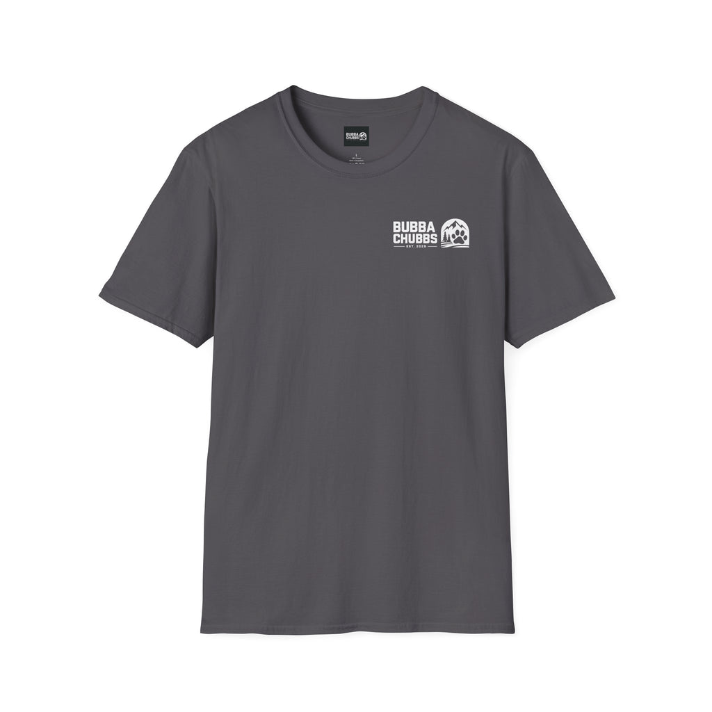 BubbaChubbs Updated Modern Logo Transparent Short-Sleeve Tee - BubbaChubbs Brand
