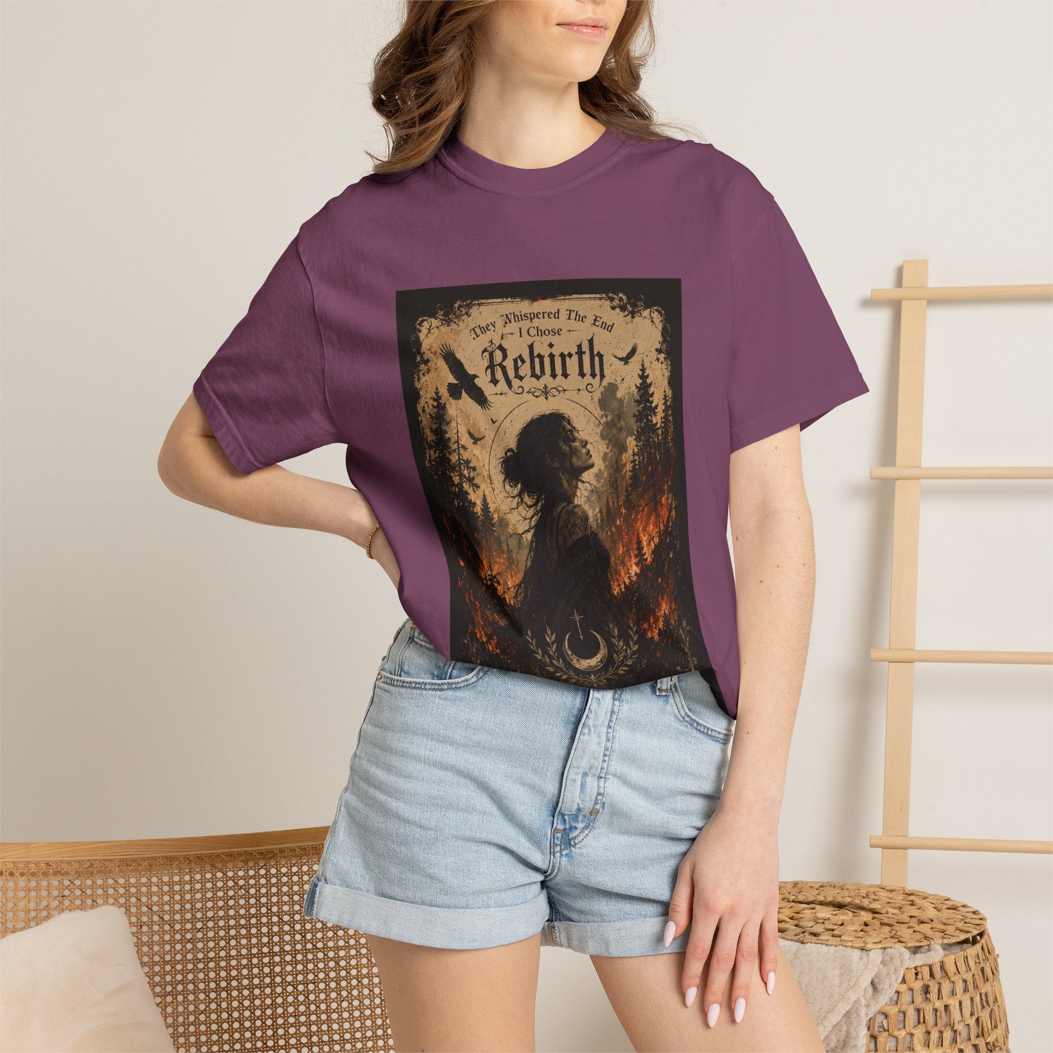 BubbaChubbs Goth Vibe Rebirth Style Tee Printify