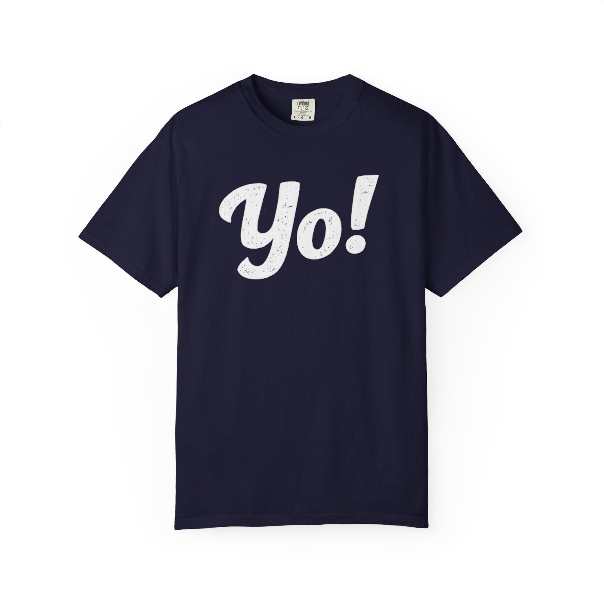 BubbaChubbs Yo! White Lettering Tee - BubbaChubbs Brand