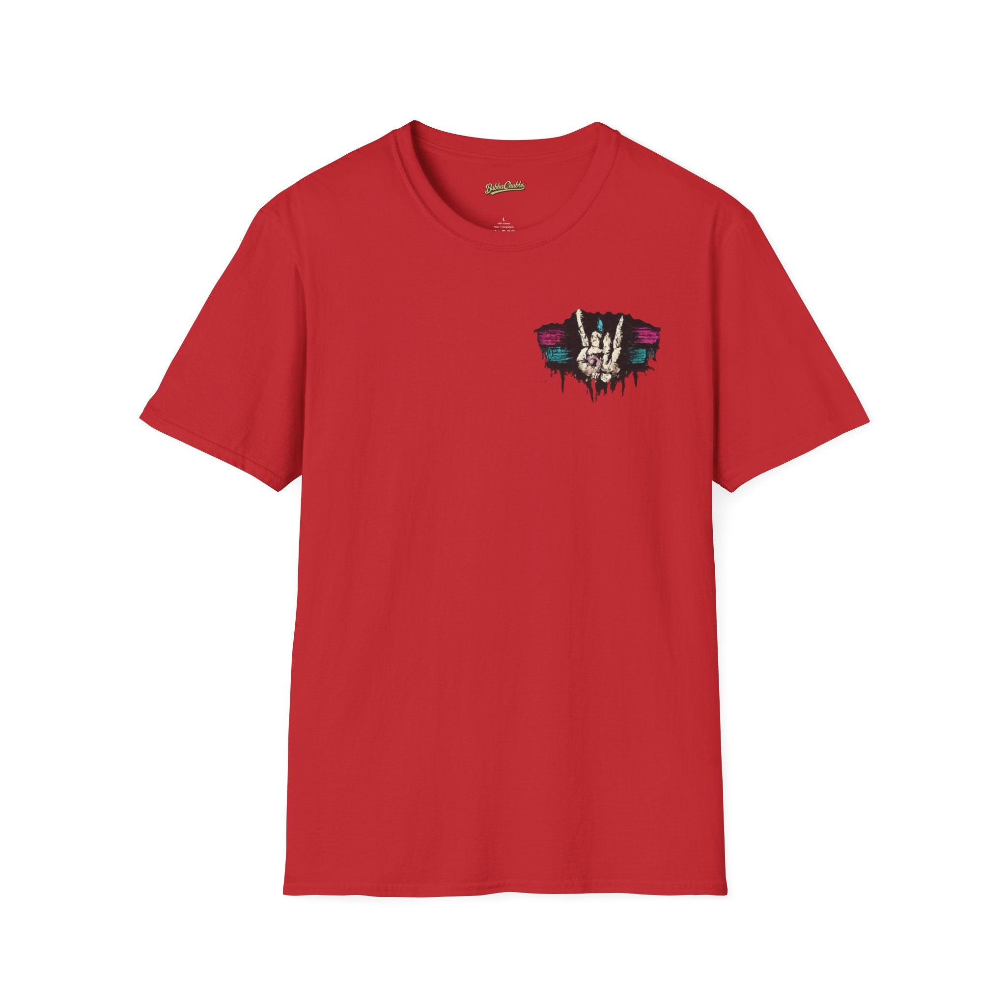 BubbaChubbs Skull Fingers Peace Tee - BubbaChubbs Brand
