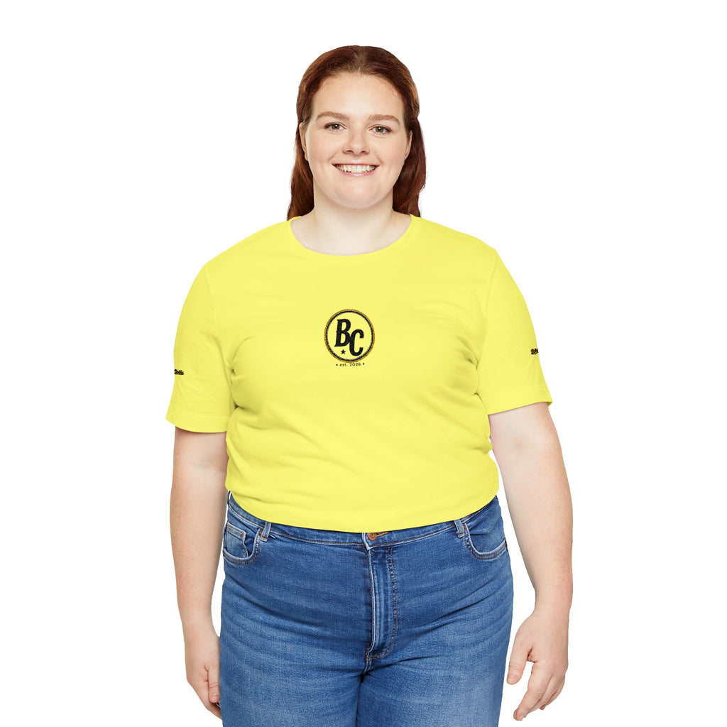 BubbaChubbs - Embroidered Logo - Unisex Jersey Short Sleeve Tee