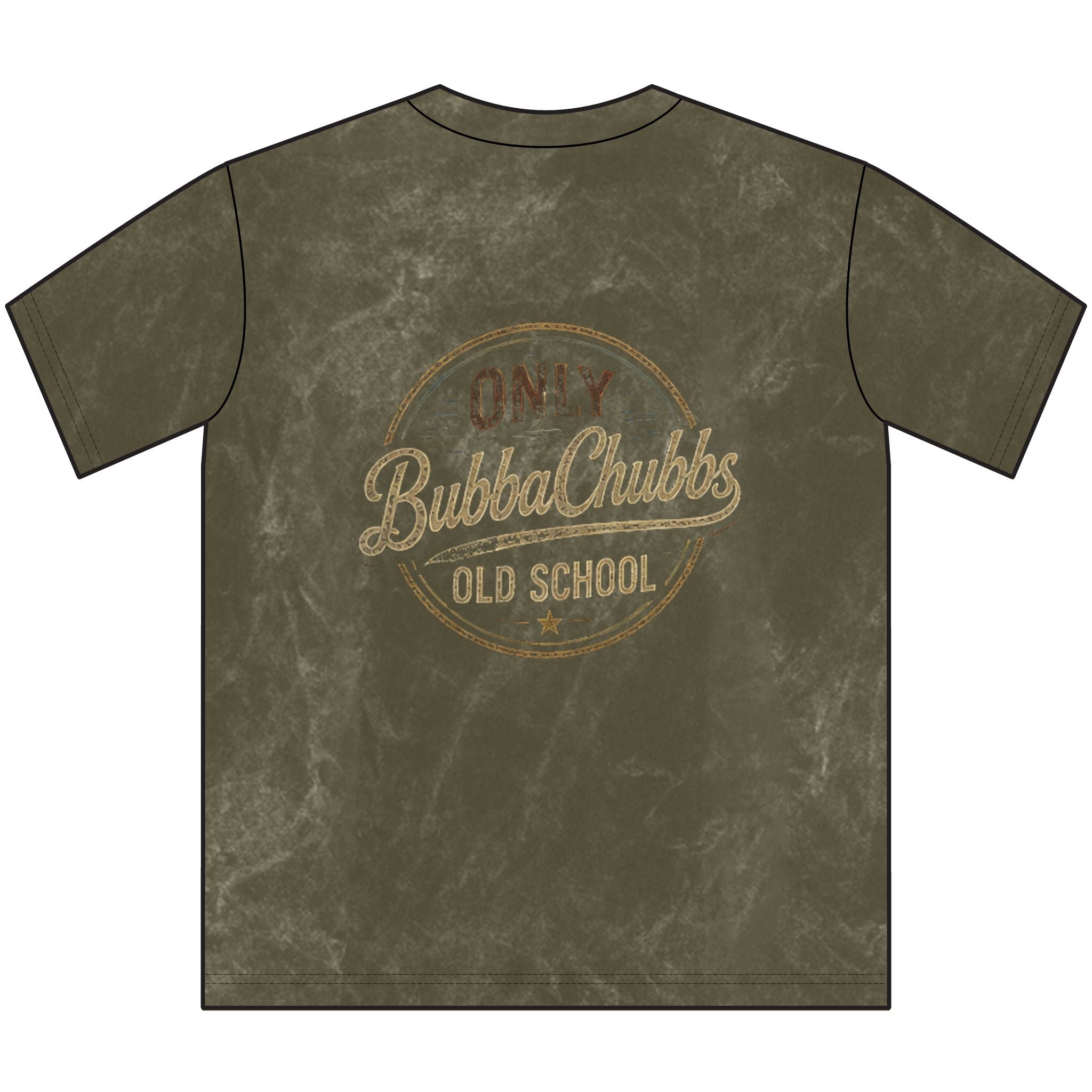 BubbaChubbs Vintage Crewneck Tee T‑Shirt Printify