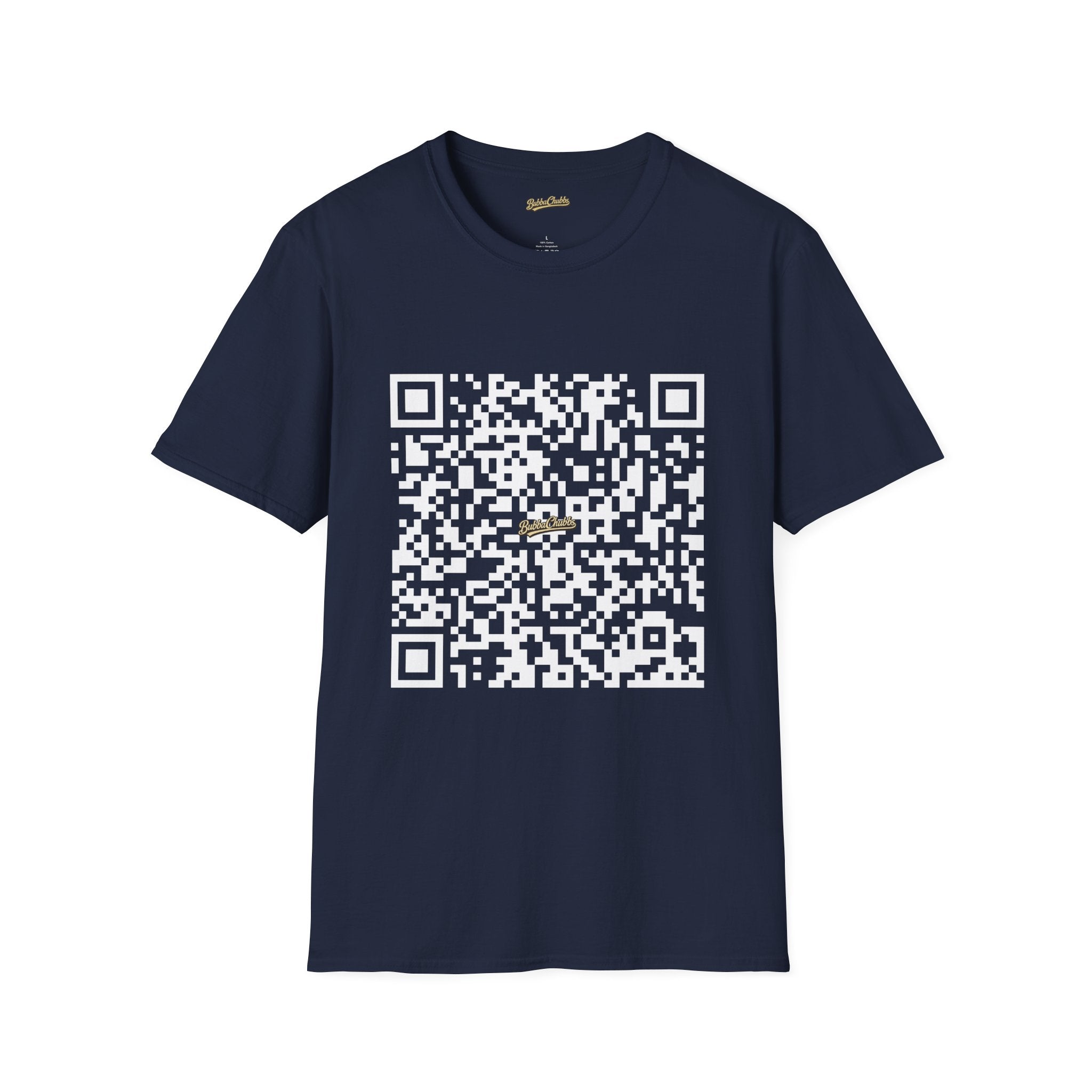 QR Front Graphic Tee | BubbaChubbs Interactive Brand T-Shirt