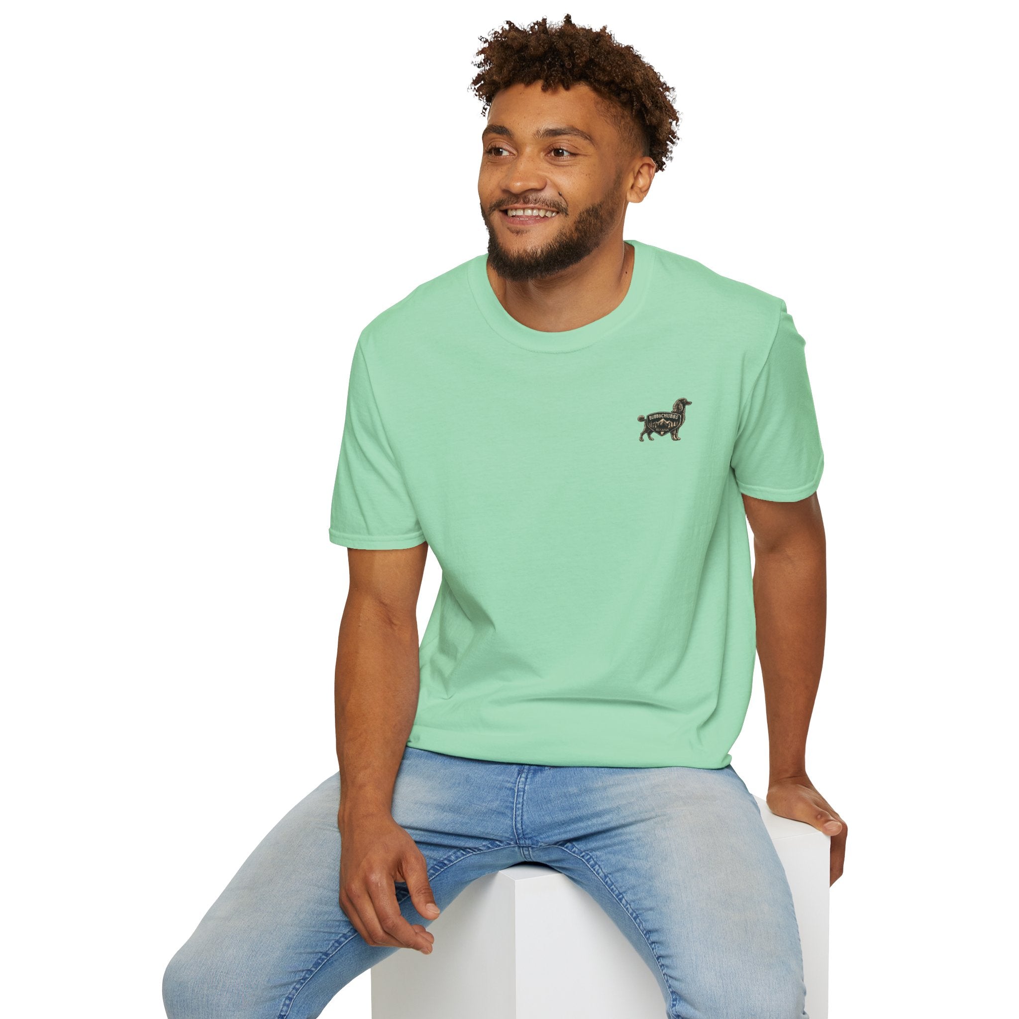 BubbaChubbs Himself Chest Logo Short-Sleeve Tee - BubbaChubbs Brand