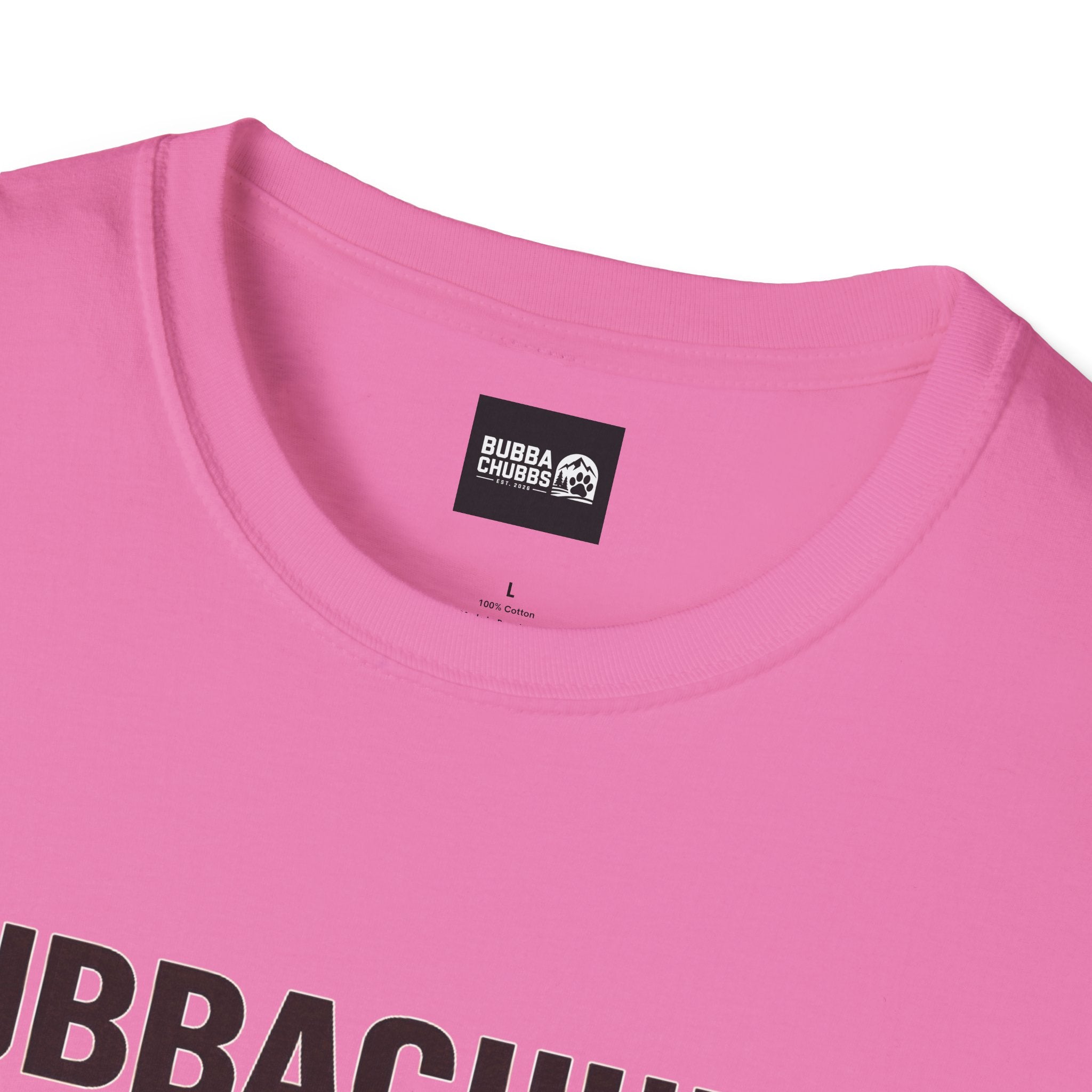 BubbaChubbs Logo front Coordinates Short-Sleeve Tee - BubbaChubbs Brand