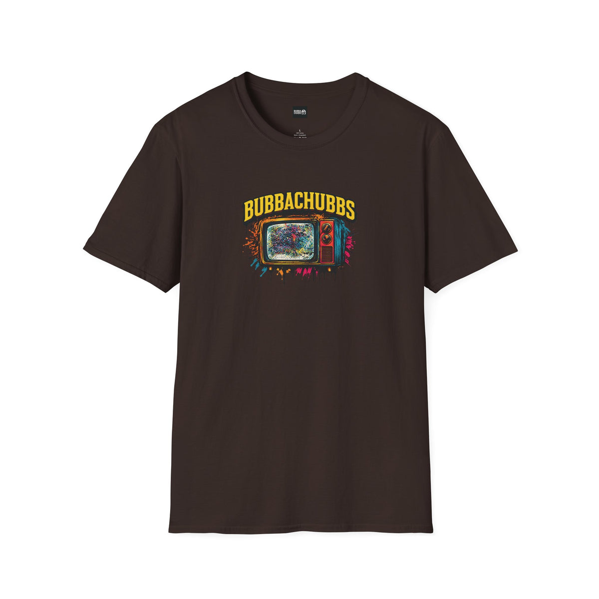 BubbaChubbs TV Large Front Tee