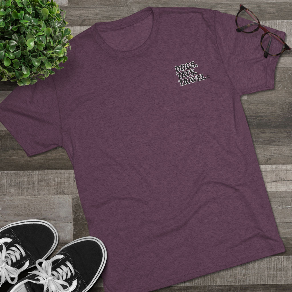 BubbaChubbs Mountains Minimalist Dogs Tats Travel — Adventure Outdoor Crew Shirt - BubbaChubbs Brand
