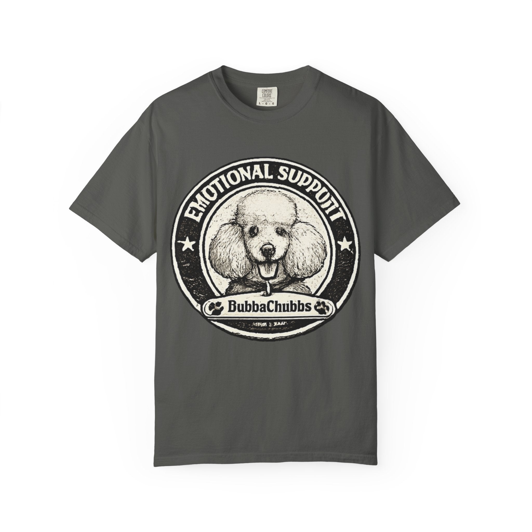 BubbaChubbs Vintage Poodle Emotional Support Style Tee - BubbaChubbs Brand