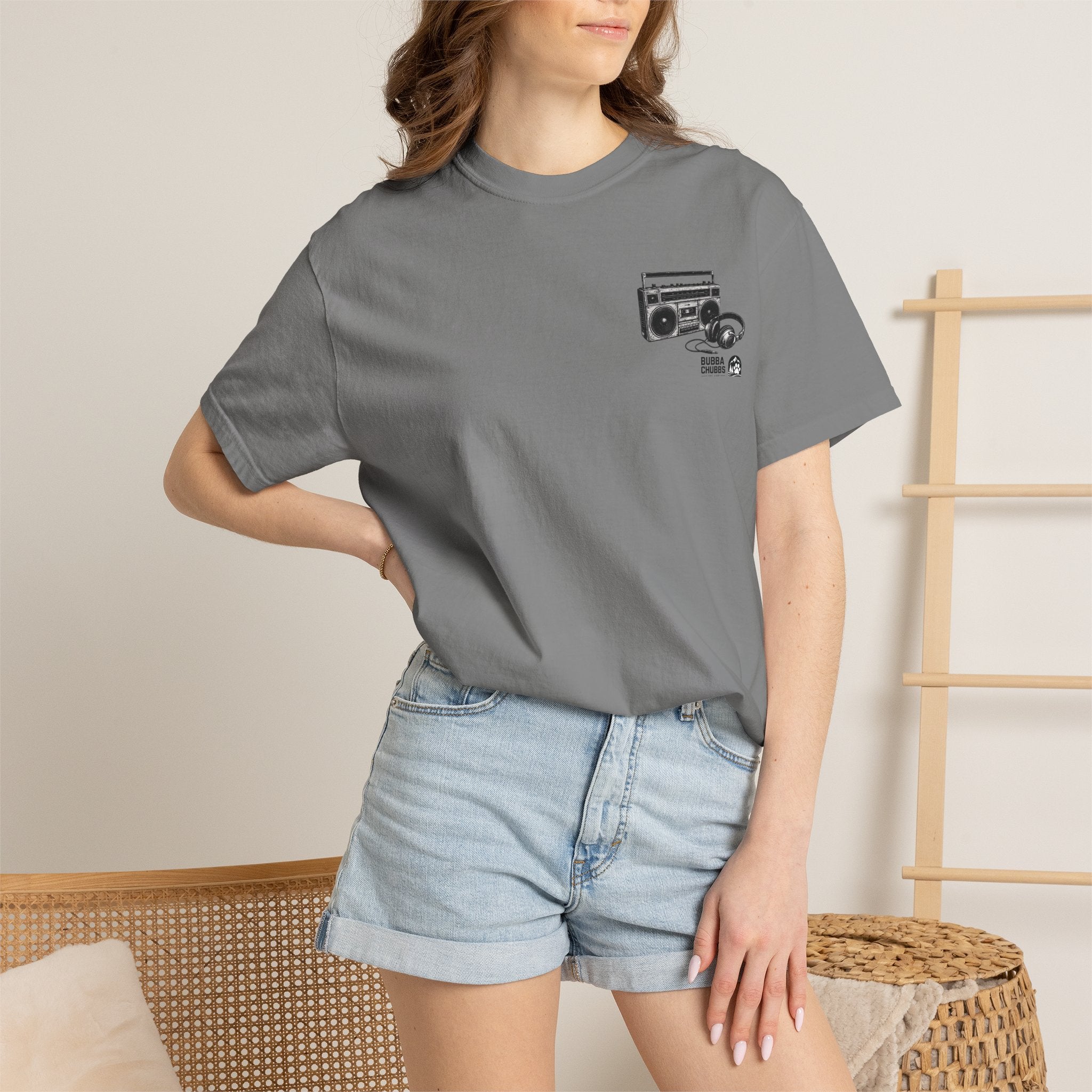 BubbaChubbs Boombox vintage Tee - BubbaChubbs Brand