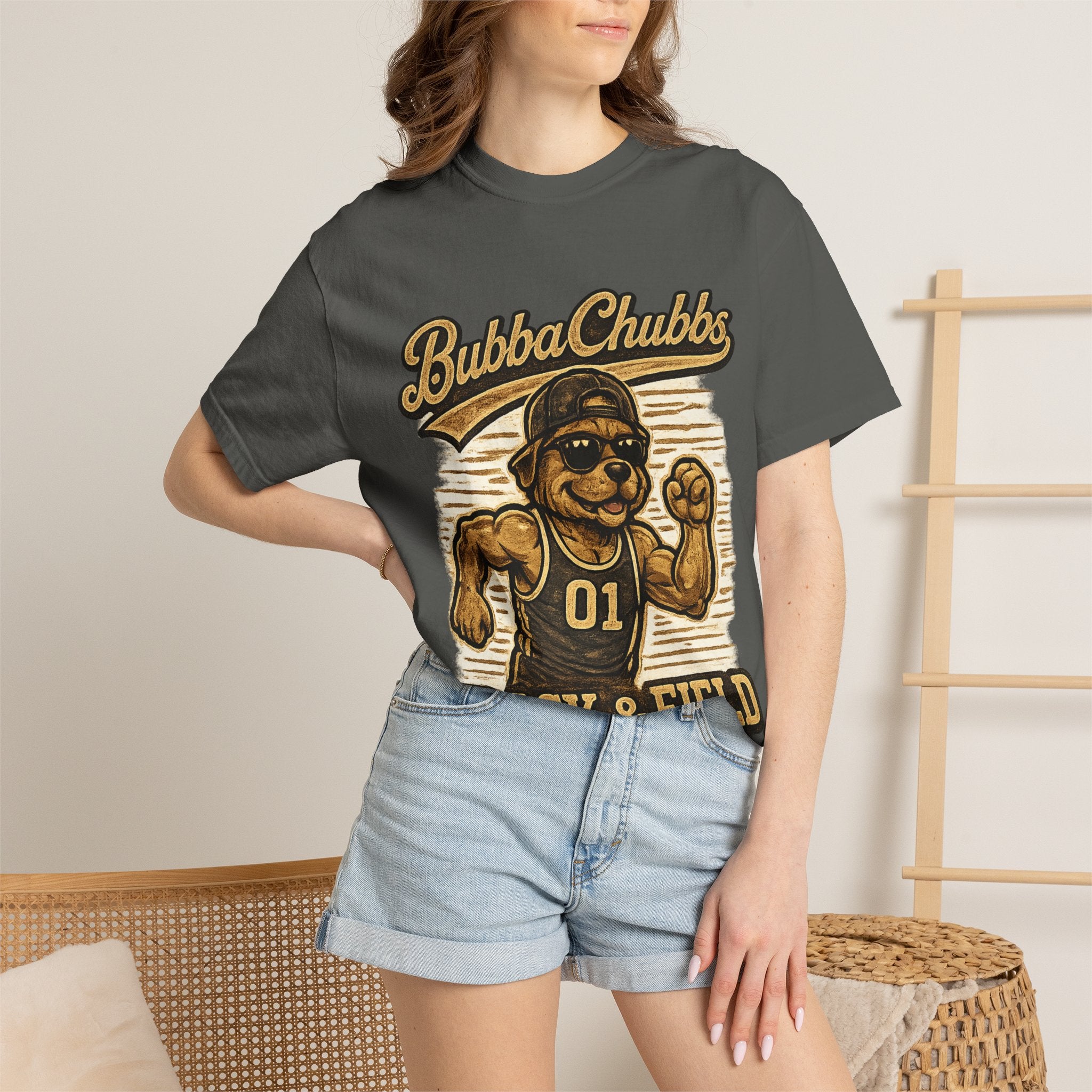 Track & Field Graphic Tee | BubbaChubbs Get Out Stay Wild T-Shirt