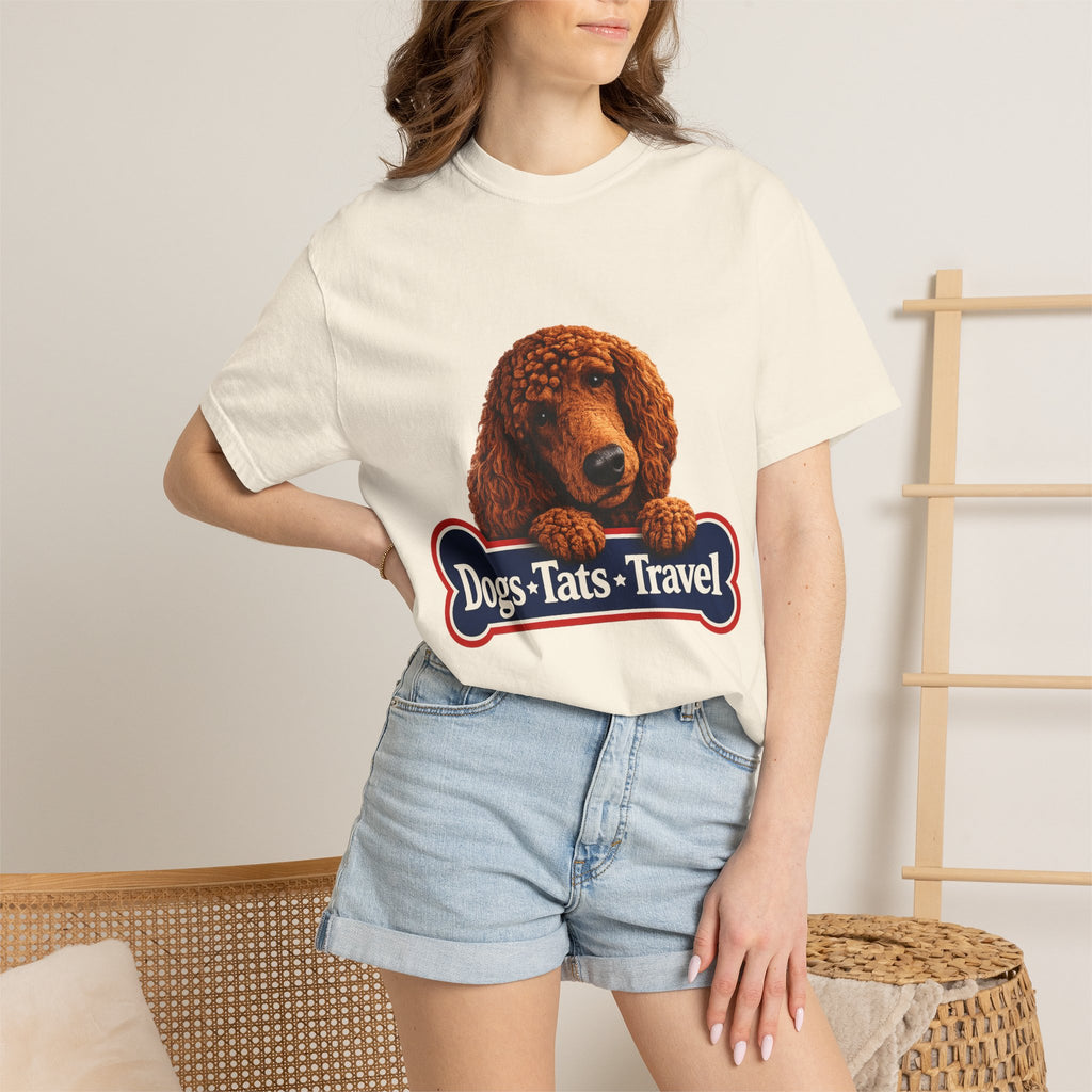 BubbaChubbs Dogs Tats Travel with Dog Wording Tee Printify