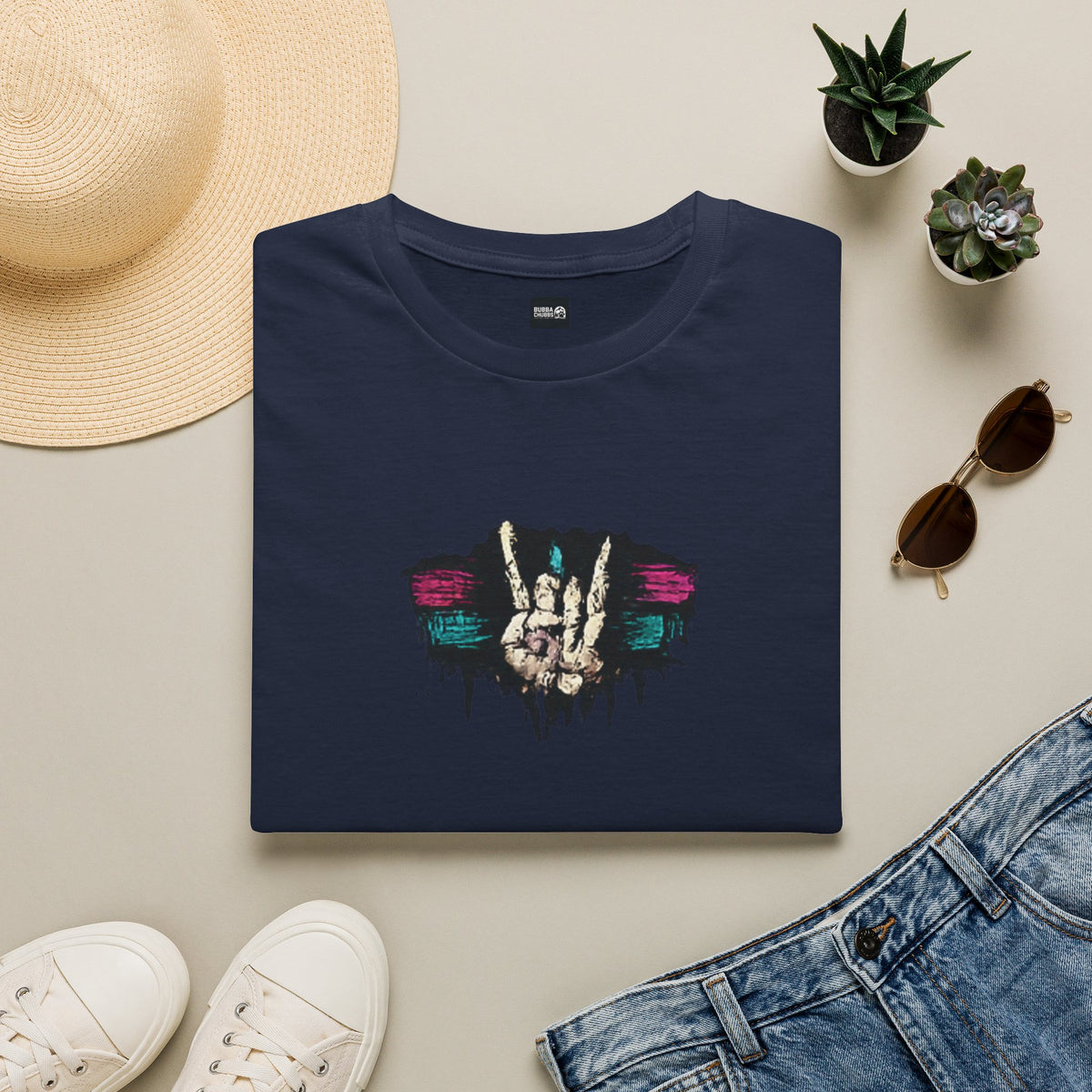 BubbaChubbs Hang Large Front Tee