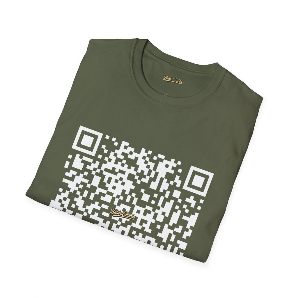 QR Front Graphic Tee | BubbaChubbs Interactive Brand T-Shirt