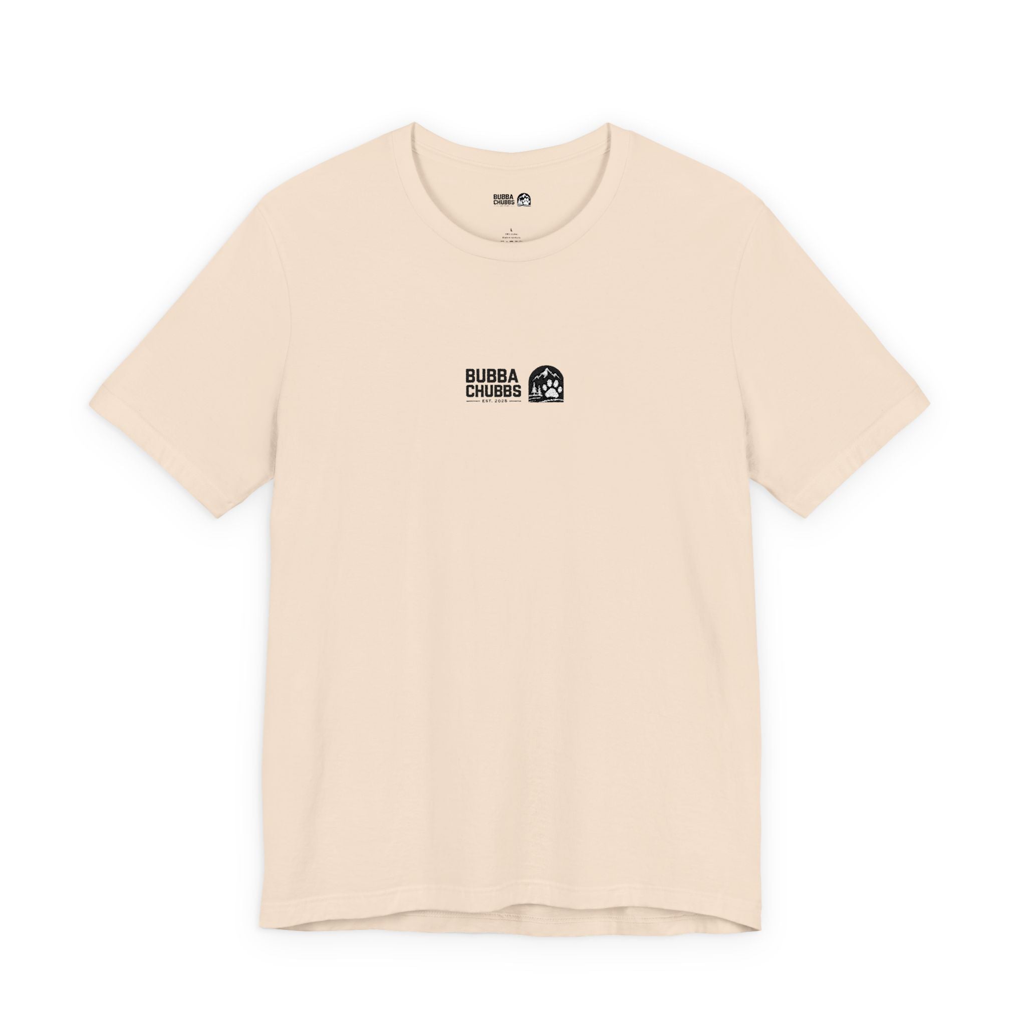 BubbaChubbs - Embroidered Logo - Unisex Jersey Short Sleeve Tee Printify