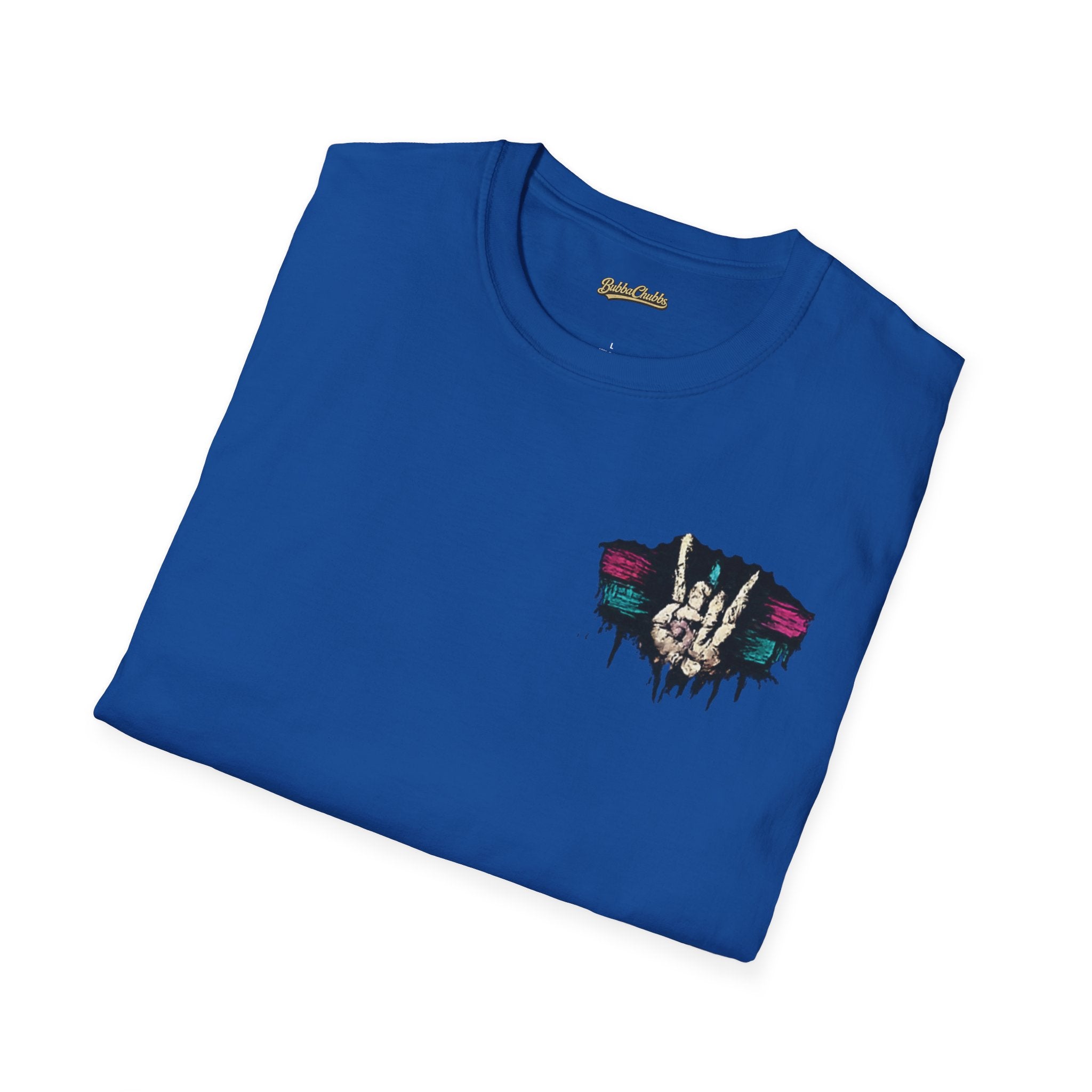 BubbaChubbs Skull Fingers Peace Tee - BubbaChubbs Brand