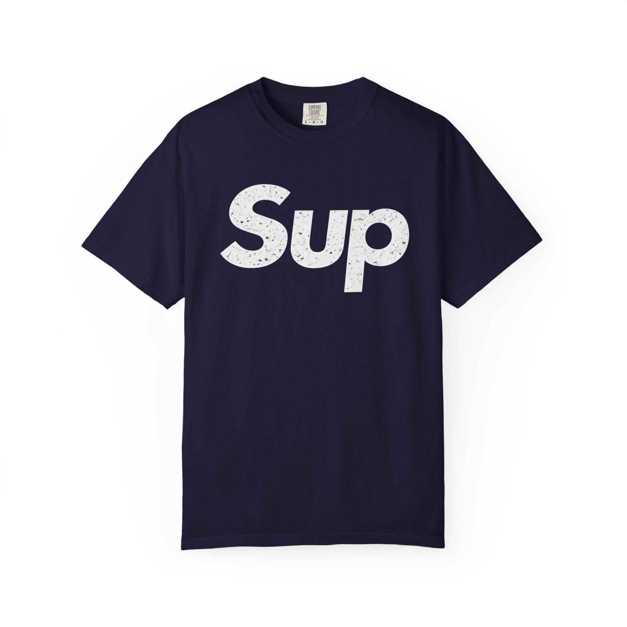BubbaChubbs Sup White Lettering Tee - BubbaChubbs Brand