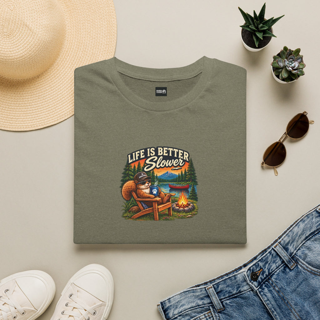 Life Is Better Slower Campfire T-Shirt