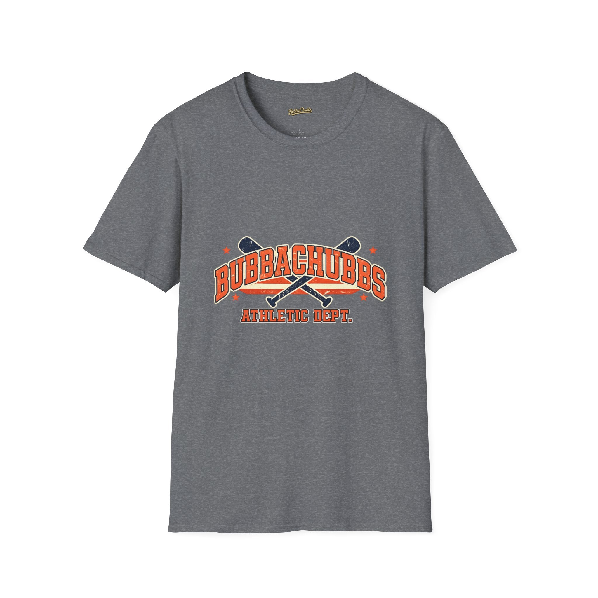 BubbaChubbs Athletic Logo Only T-Shirt Printify