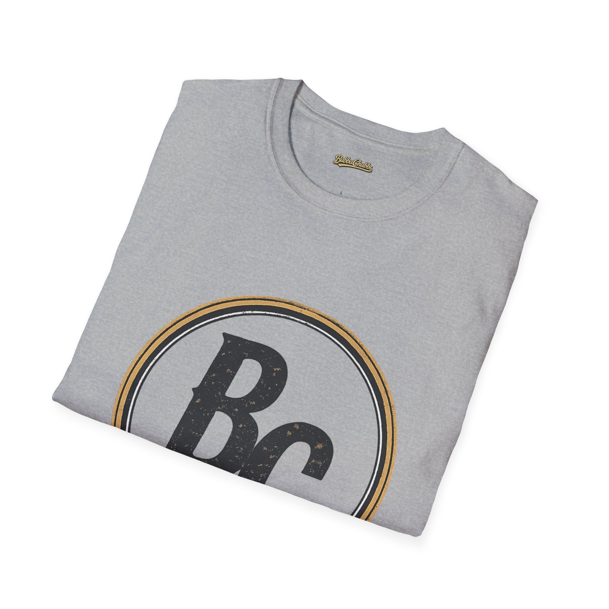 BubbaChubbs Logo Simple No Back Graphic Tee Printify