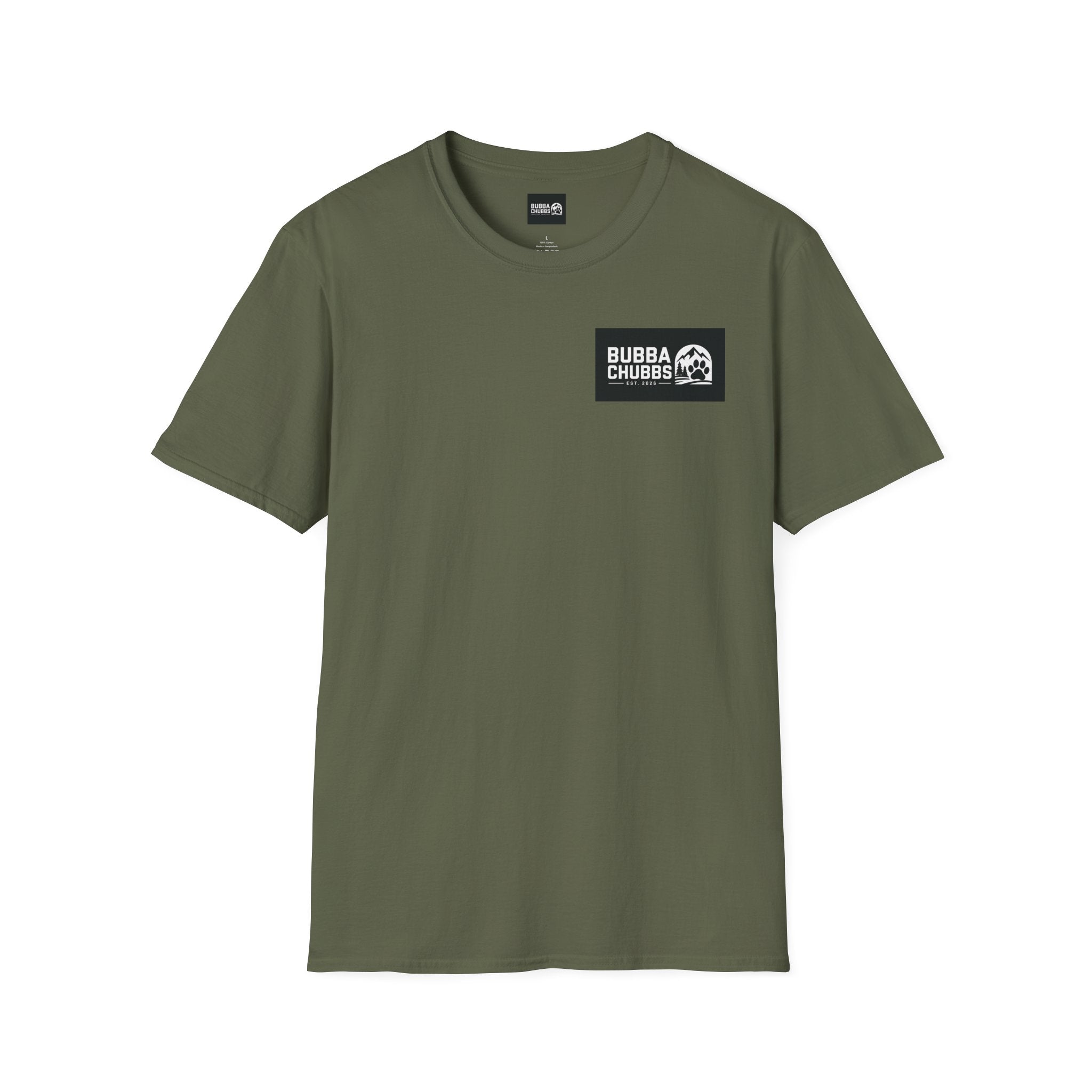BubbaChubbs Updated Modern Logo Short-Sleeve Tee - BubbaChubbs Brand