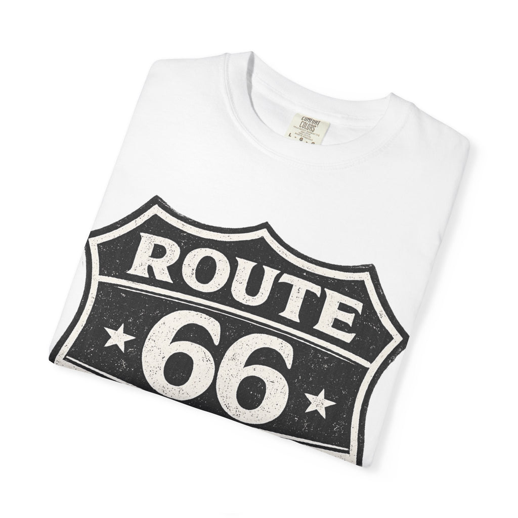 BubbaChubbs Dogs Tats Travel Route 66 Tee Printify