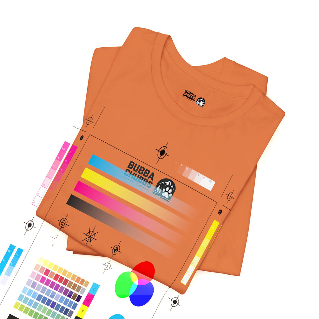 BubbaChubbs - Embroidered Logo - Unisex Jersey Short Sleeve Tee Printify