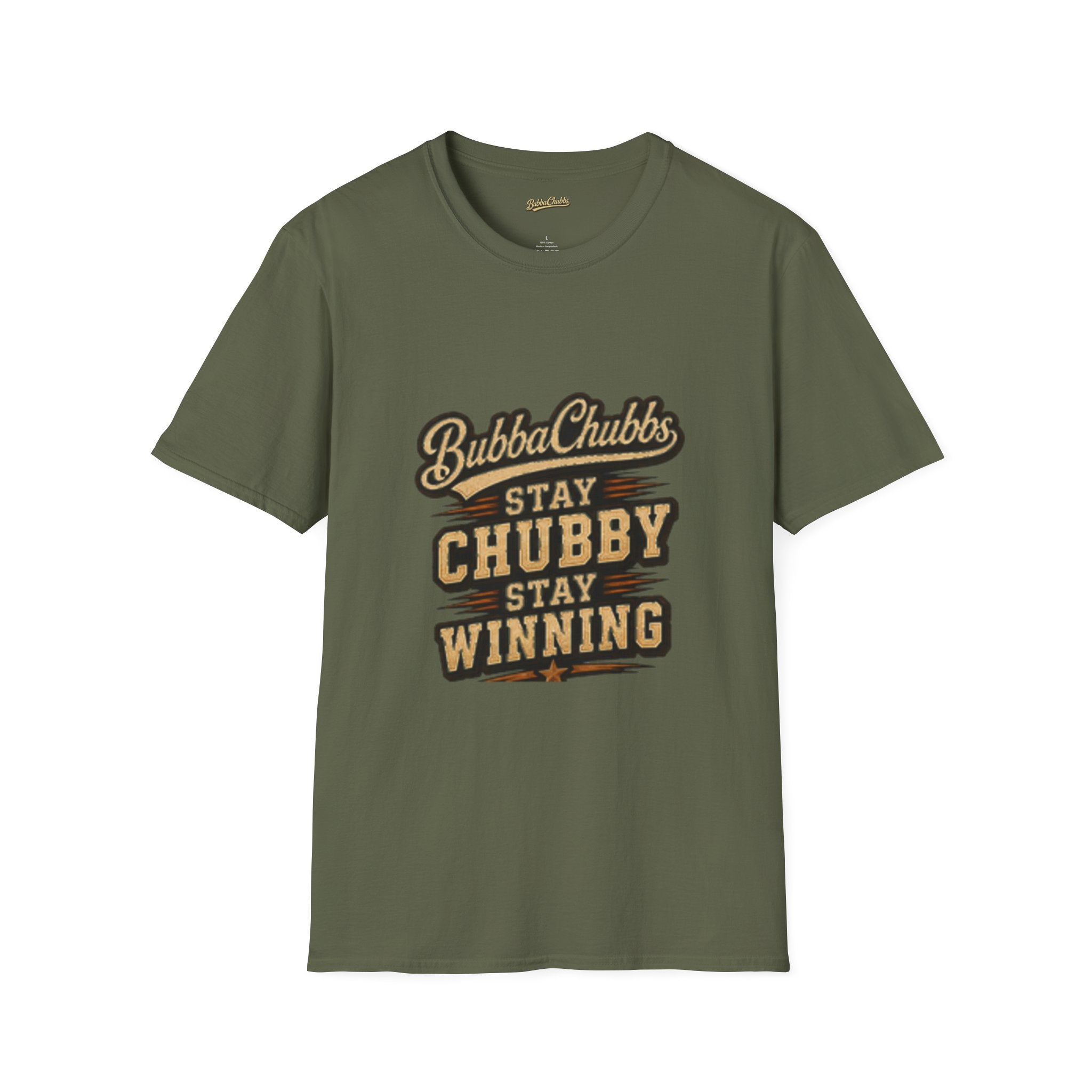 Stay Chubby Graphic Tee | BubbaChubbs Signature T-Shirt