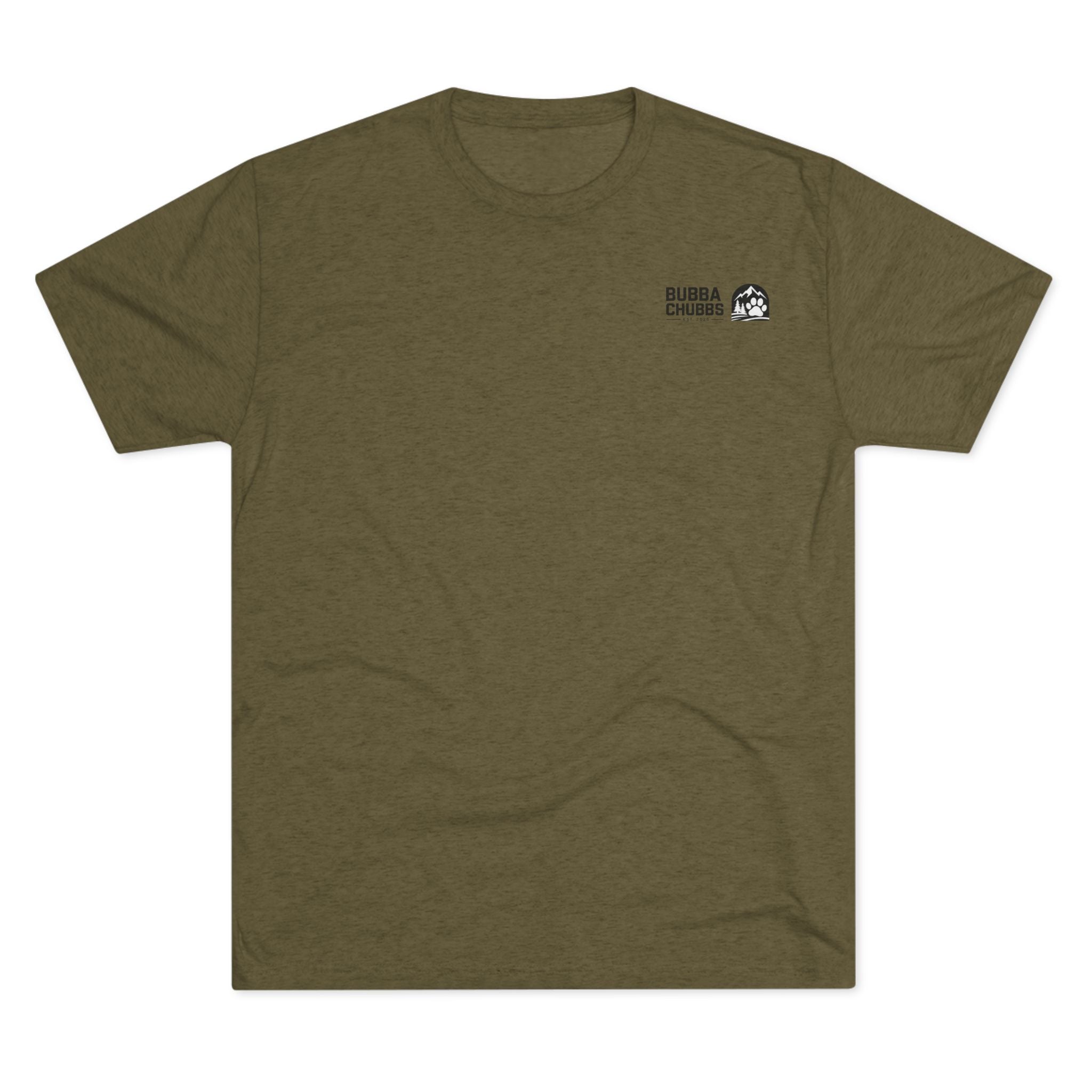 BubbaChubbs Mountains Minimalist Logo Tee — Adventure Outdoor Crew Shirt - BubbaChubbs Brand