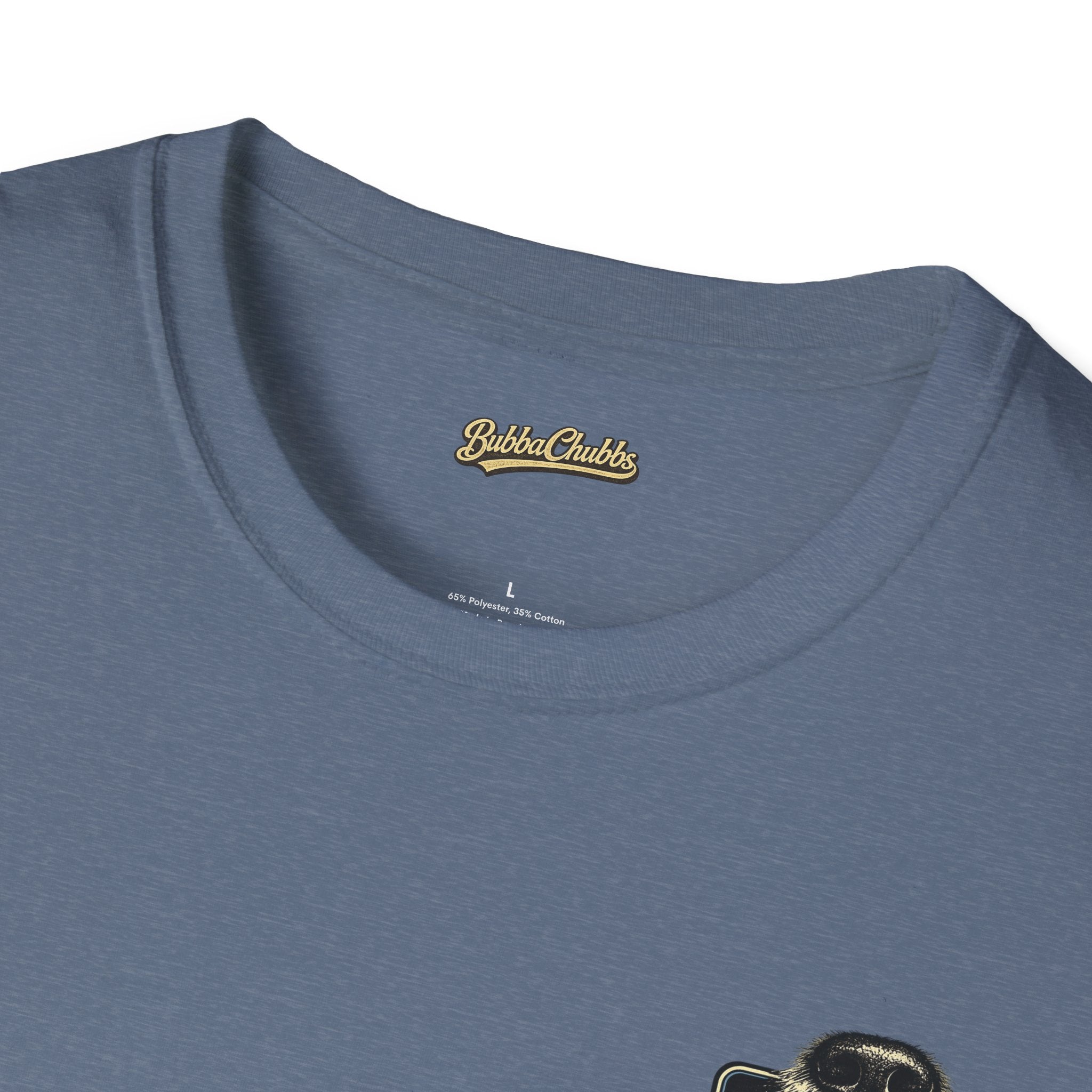 BubbaChubbs Never Stop Being Nosey Small Logo Short-Sleeve Tee - BubbaChubbs Brand